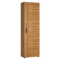 Garderobni Ormar Cortina - boje hrasta/crna, Trend, drvni materijal/metal (58/195/37,4cm) - Modern Living