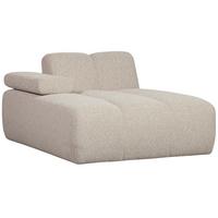 Sofaelement Mojo Beige B: 124cm - Beige/Schwarz, Design, Kunststoff/Textil (124/74/162cm) - Livetastic