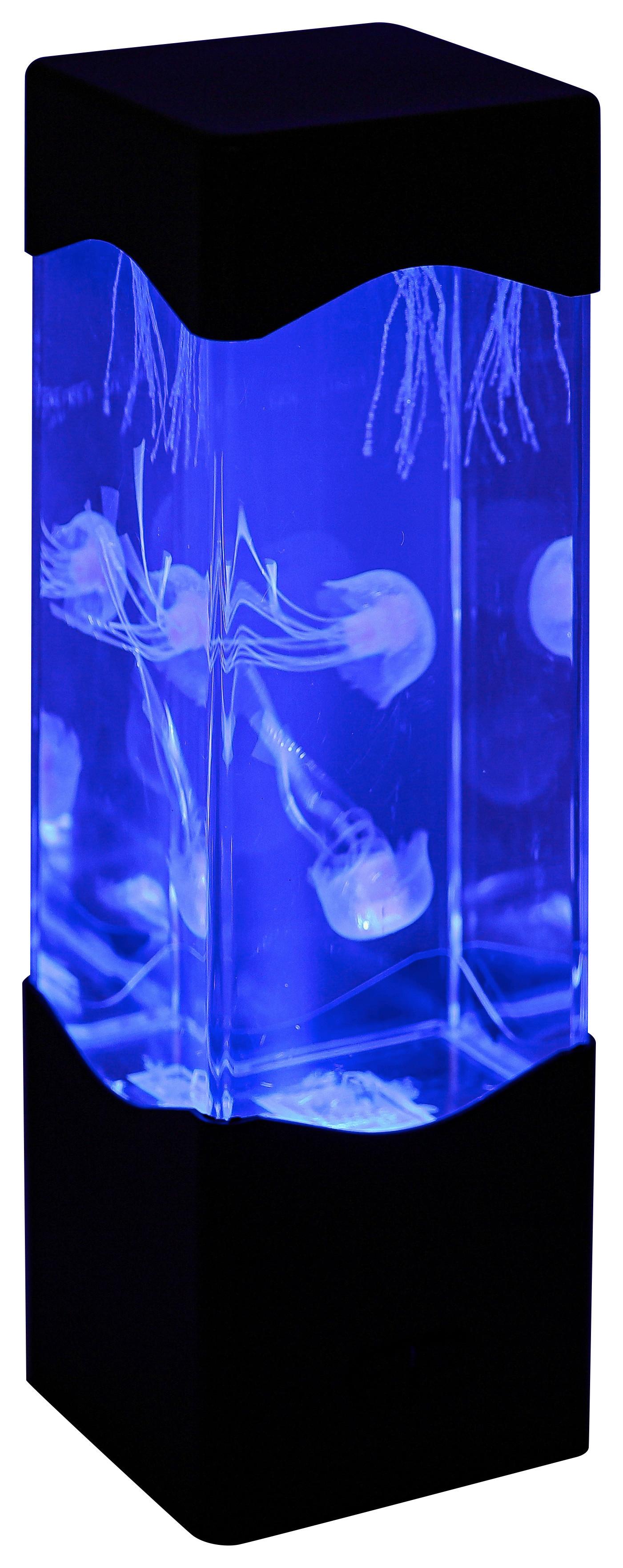 LED-DEKORATIONSLAMPA QUALI - svart/transparent, Modern, plast (7,5/23,3/7,5cm) - Mömax