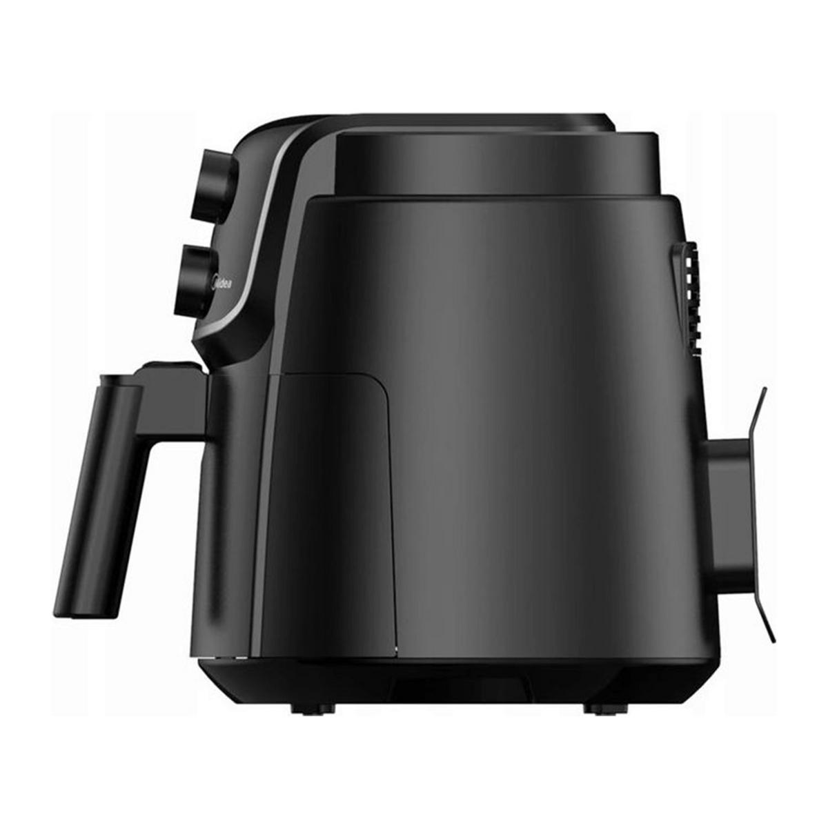 Forrólevegős Sütő Mf-Tn35d Midea Air Fryer - magasfényű fekete, Trend, műanyag/fém (32/32/31cm) - Midea