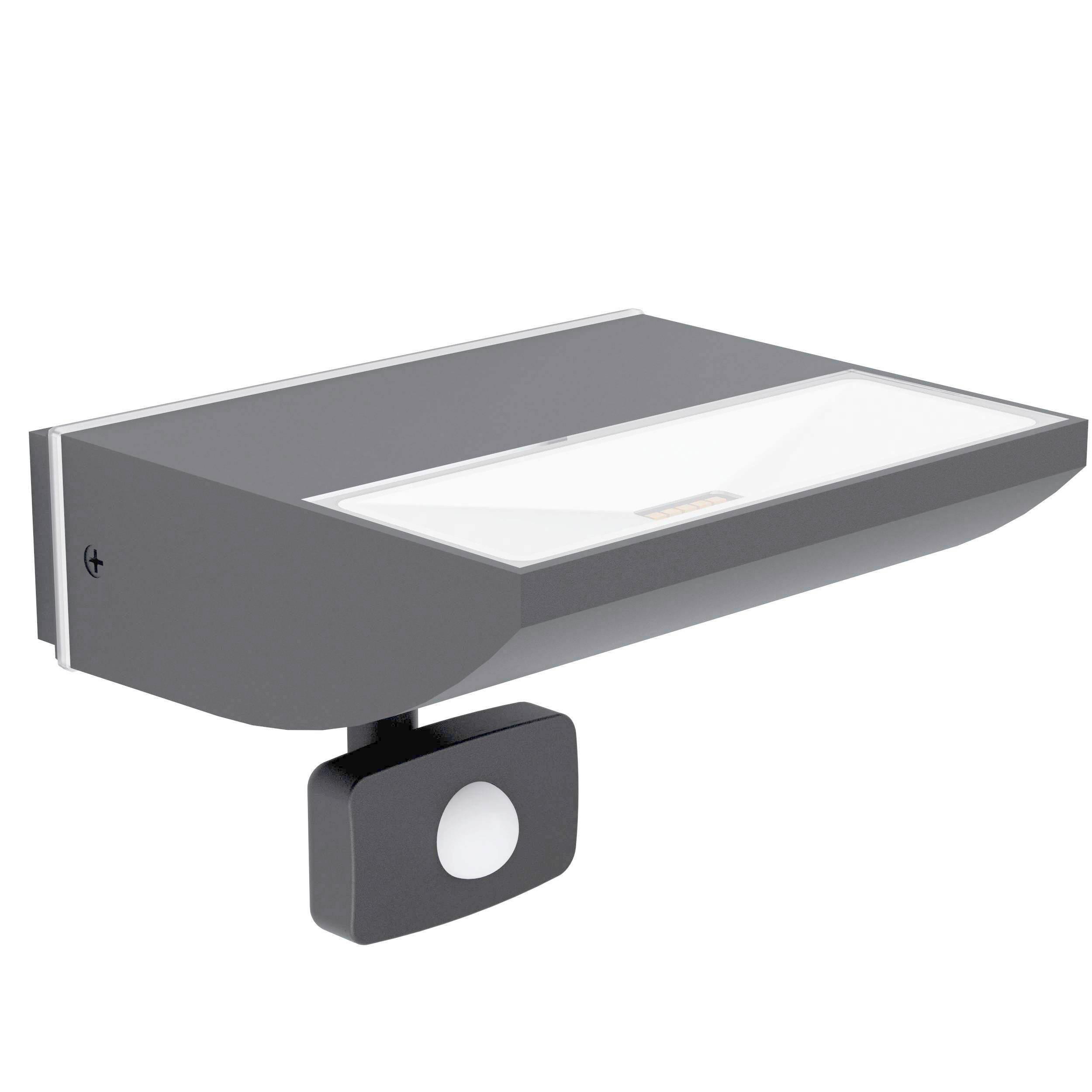 Aussenwandleuchte 99579* Sorronaro - Transparent/Schwarz, Design, Kunststoff/Metall (17/12/14cm) - Eglo