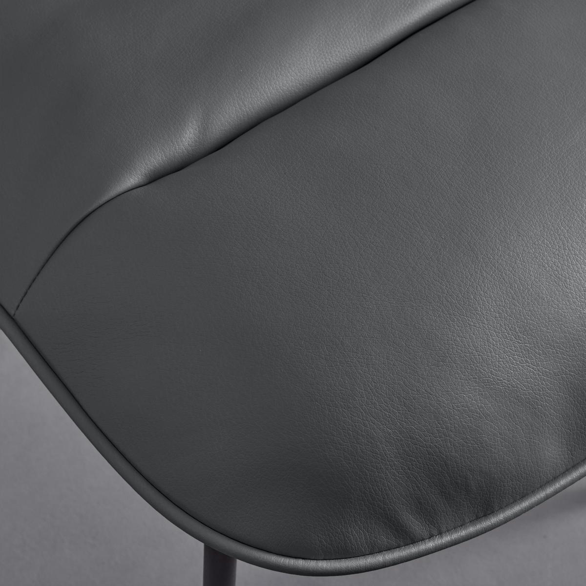 KRZESŁO ELLIS - czarny/szary, Modern, metal/drewno (43/80/50cm) - Bessagi Home