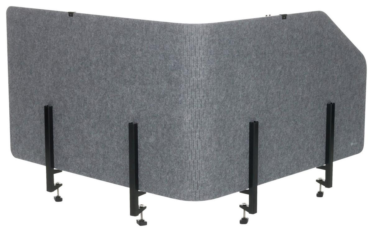 Pregradna Stena Flexmiut T Top, Siva - siva, Basics, kovina/umetna masa (160/50/1cm) - MID.YOU