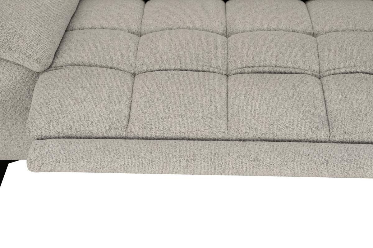 Sedežna Garnitura Venice, Desna - črna/bela, Moderno, kovina/tekstil (268/107/156cm) - Premium Living