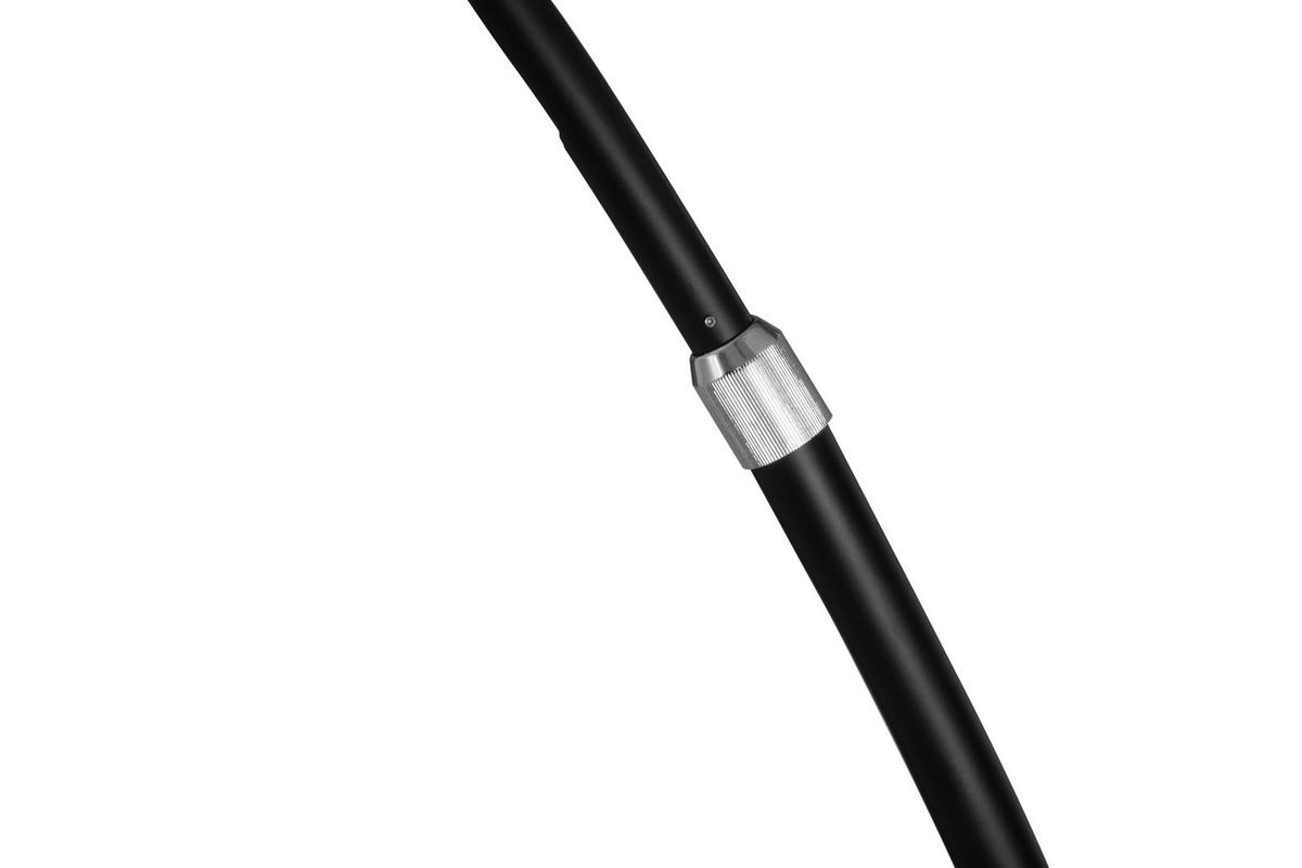LAMPA STOJĄCA LED DRITO - przejrzysty/czarny, Trend, tworzywo sztuczne/metal (203/50/205,5cm) - Dieter Knoll