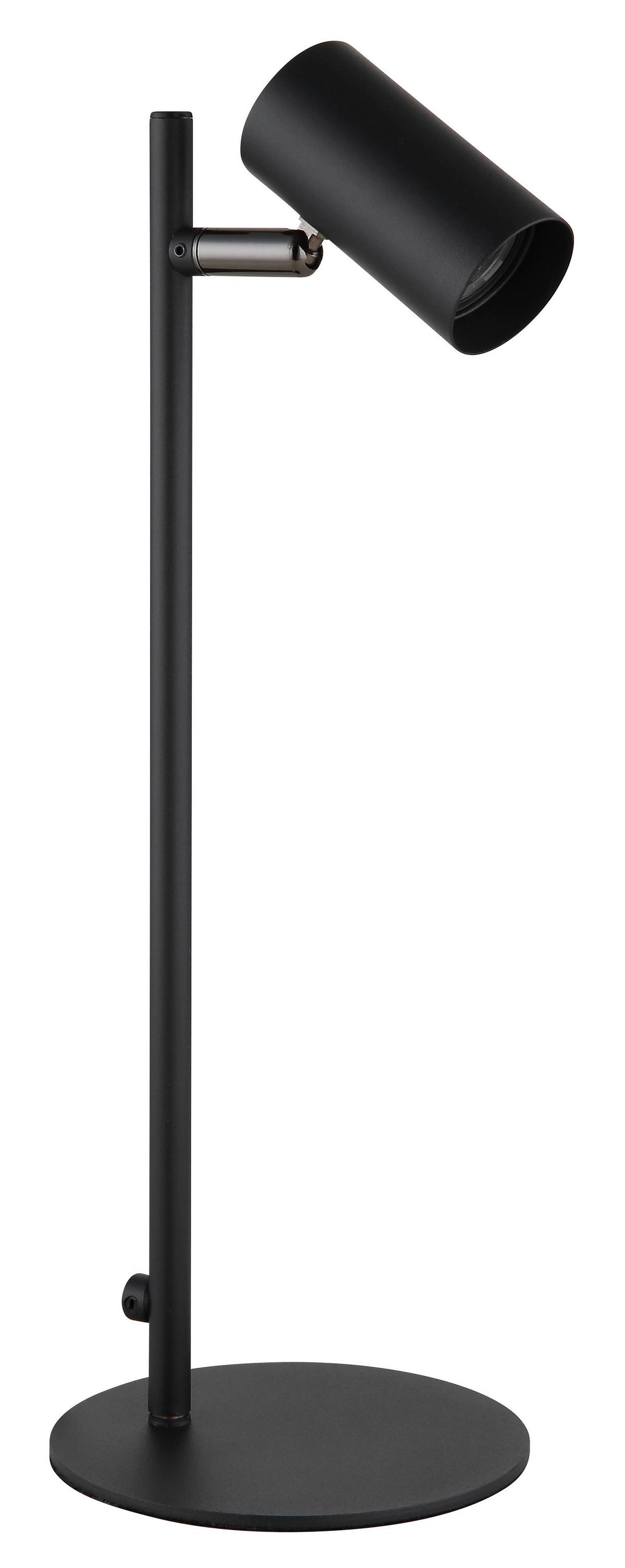 Led Stolna Svjetiljka Este - crni krom/crna, Design, metal/plastika (13/35,5cm) - Globo