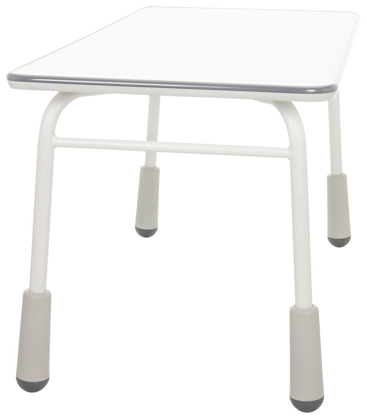 Jugenddschreibtisch Kid Gro T ca.120x58-67x60cm Hellgrau - Hellgrau, Basics, Holzwerkstoff/Metall (120/58-67/60cm) - MID.YOU