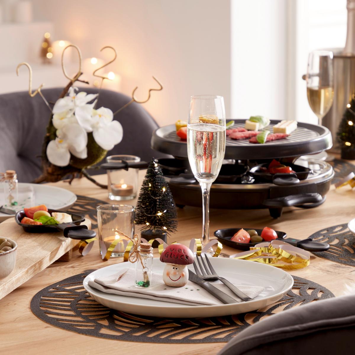 GRILL RACLETTE PK-R 066 - czarny, Konventionell, tworzywo sztuczne/metal (36.5/13/32.5cm) - Silva Homeline