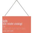 Dekoschild Reimi in Rosa/Weiß - Rosa/Weiß, Holzwerkstoff/Metall (23,2/13,5/0,5cm) - MÖMAX modern living