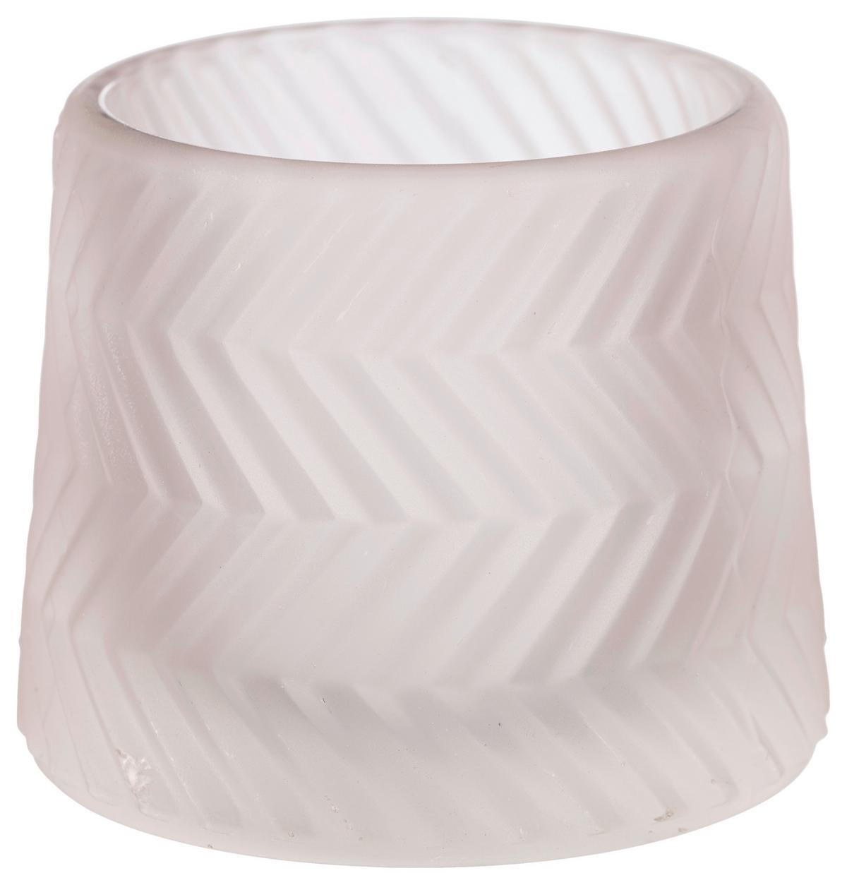 Teamécsestartó Tilburg I - zsályazöld/rózsaszín, Konventionell, Üveg (8,2/7cm) - Modern Living