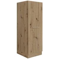 Schrank in Eiche Artisan - Silberfarben/Eiche Artisan, Konventionell, Holzwerkstoff/Metall (50/162/67,5cm) - Mömax
