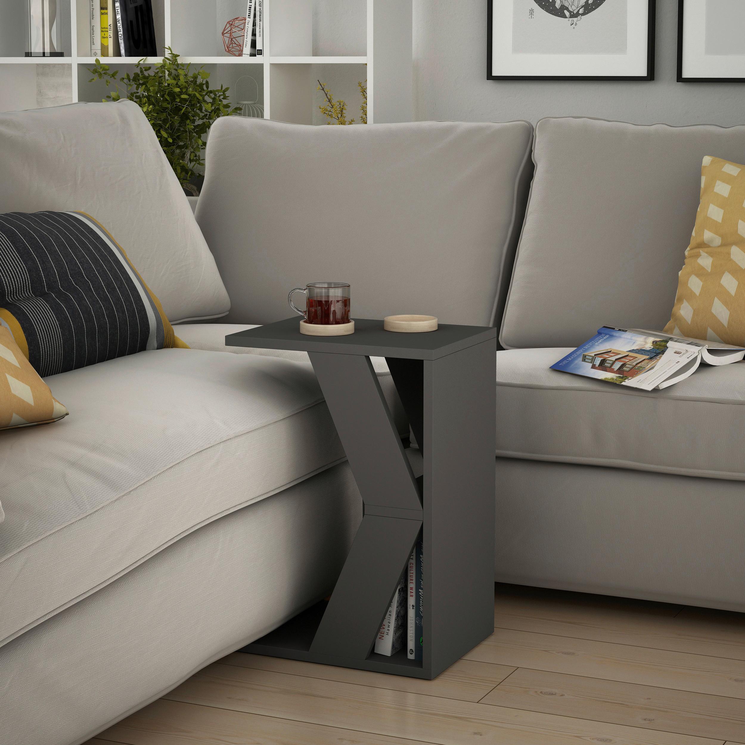 Mizica Naze - antracit, Design, leseni material (30/57/40cm) - Livetastic