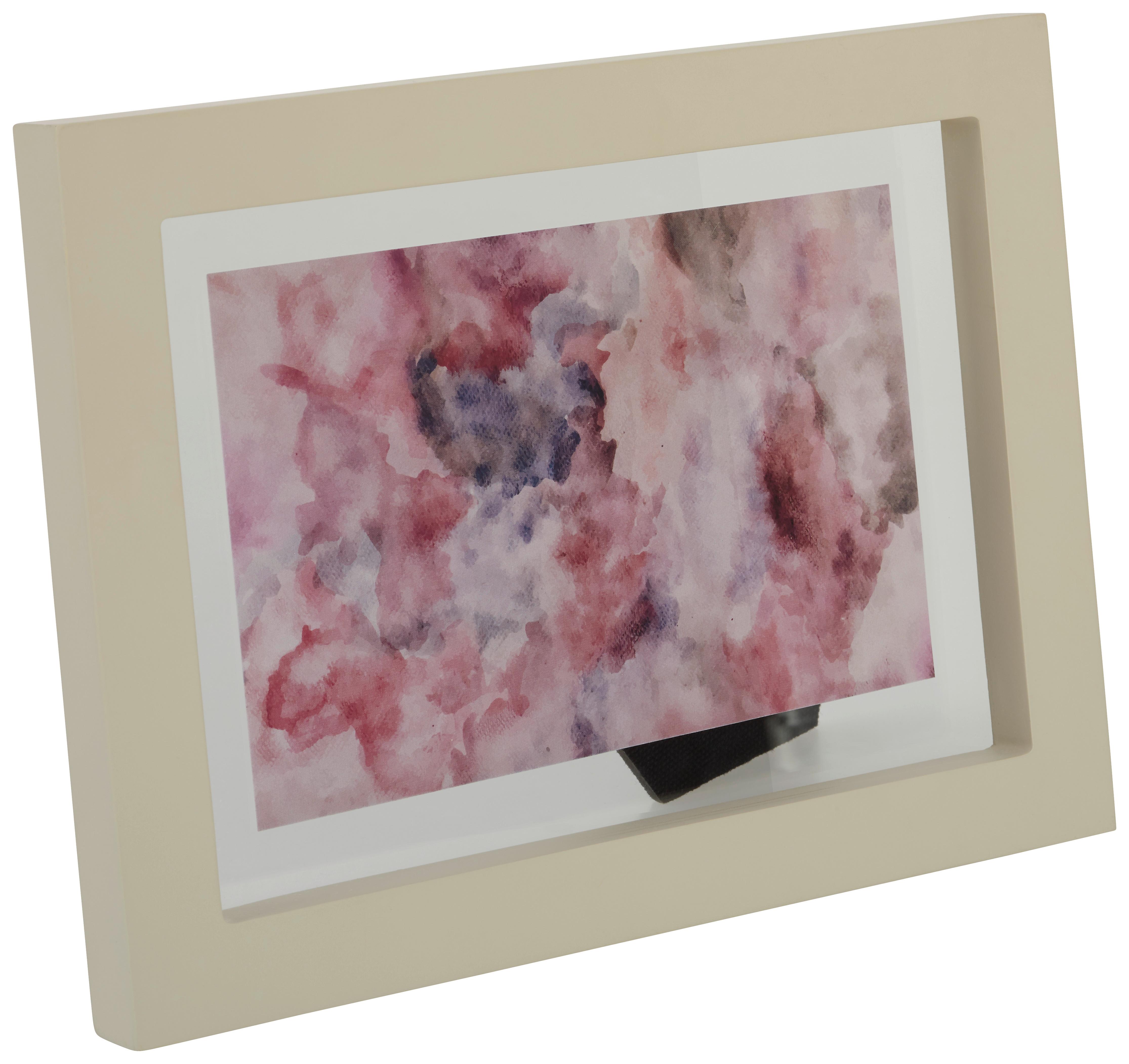 Bilderrahmen Concrete ca. 19x24cm - Grau, Kunststoff (19,05/24,46cm) - Modern Living