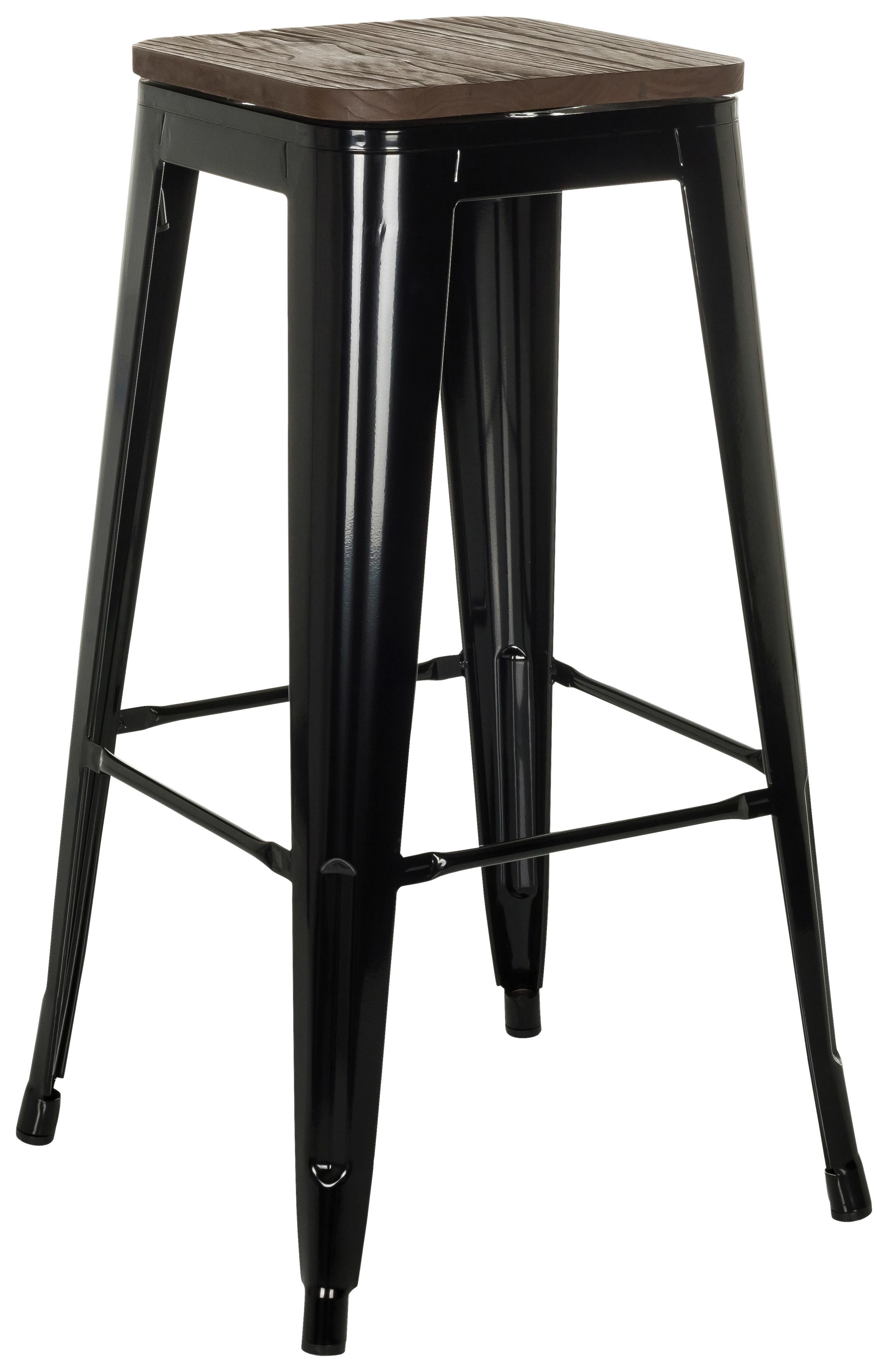 Barski Stol Vantaggio High Ws, Črna - črna, Moderno, kovina/les (44cm) - MID.YOU