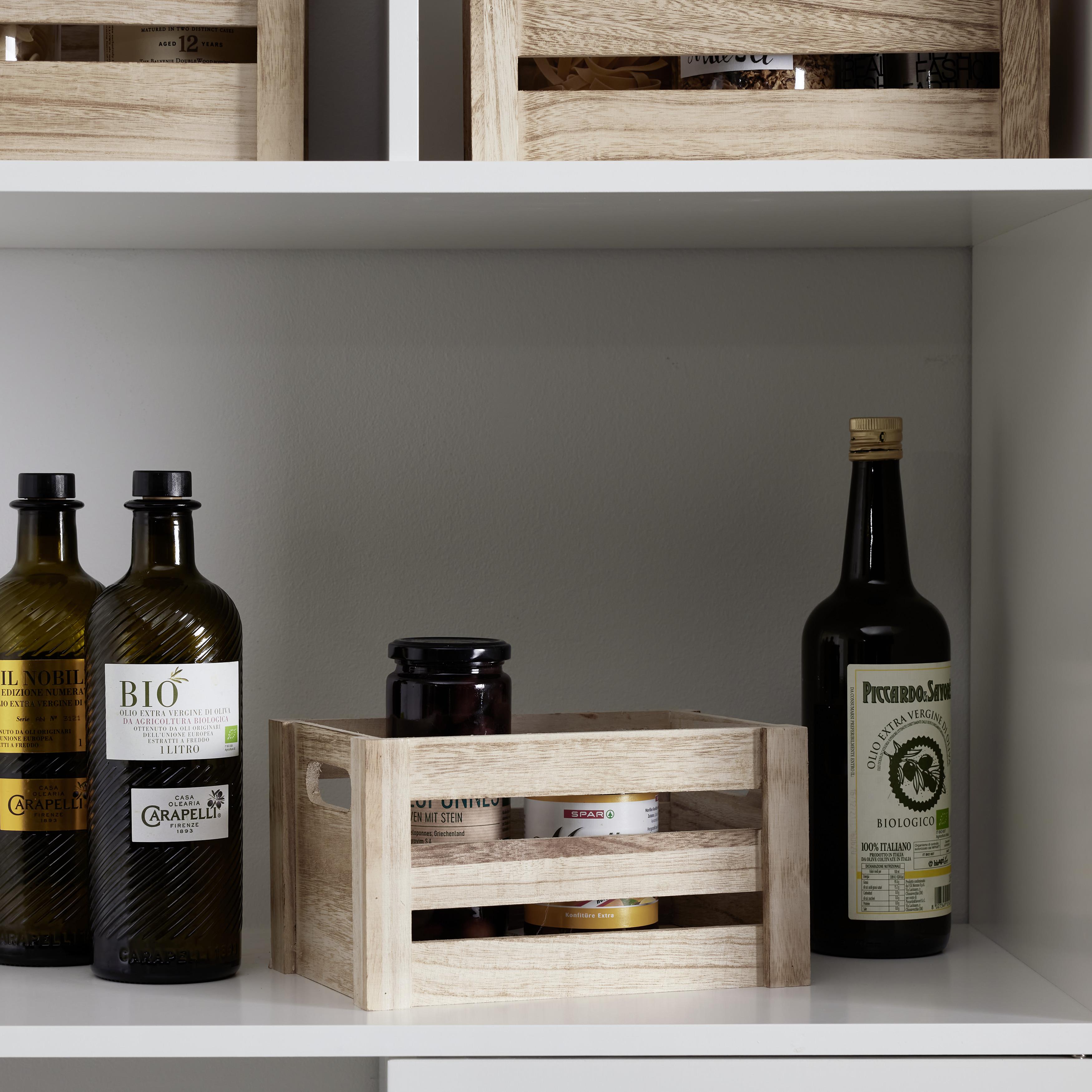 Aufbewahrungsbox Aleyna aus Paulownia - Braun, LIFESTYLE, Holz (17/13,5/26cm)