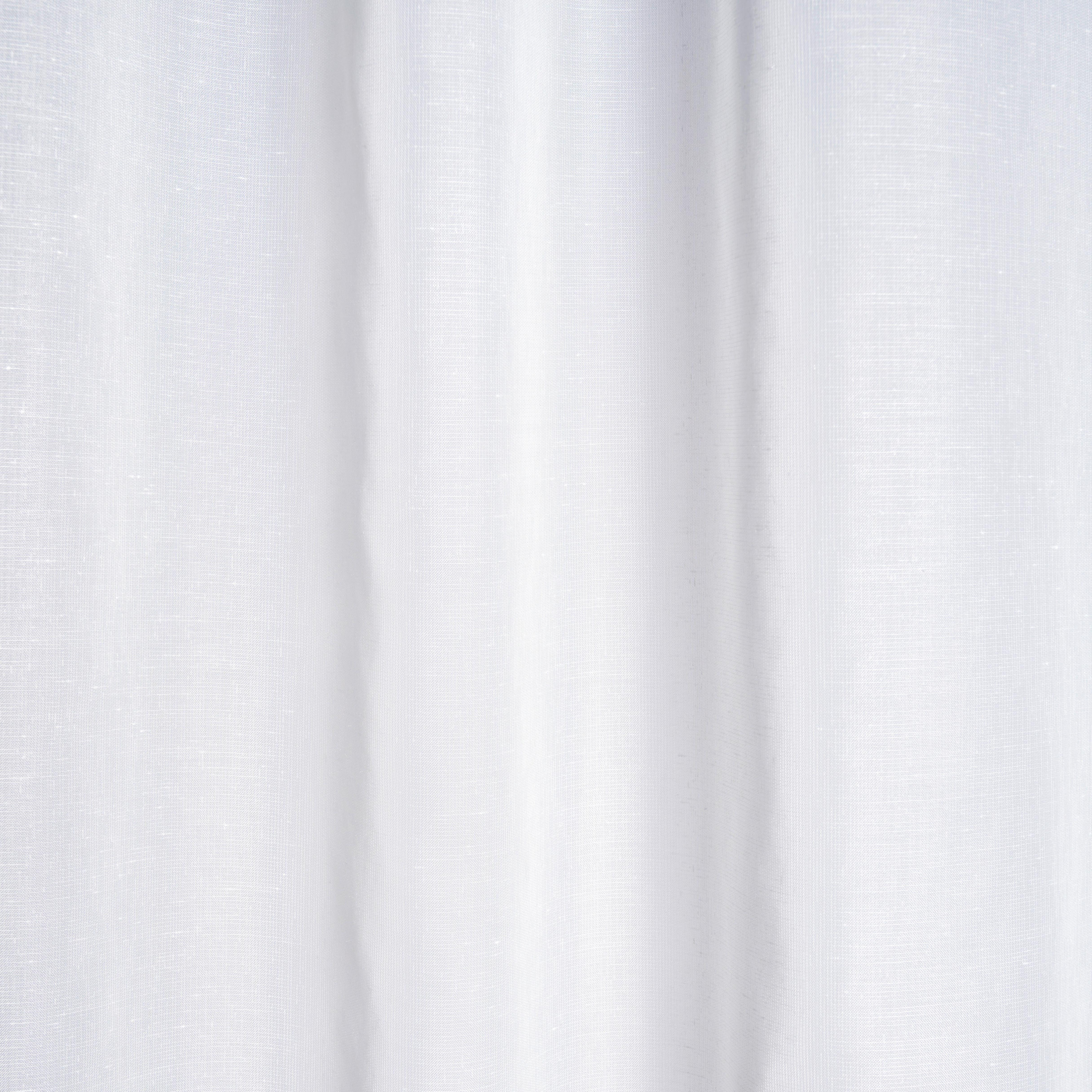 GARDINLÄNGD LEO TRANSPARENT 2 STK. -AKT- - vit, Klassisk, textil (140/255cm) - Premium Living