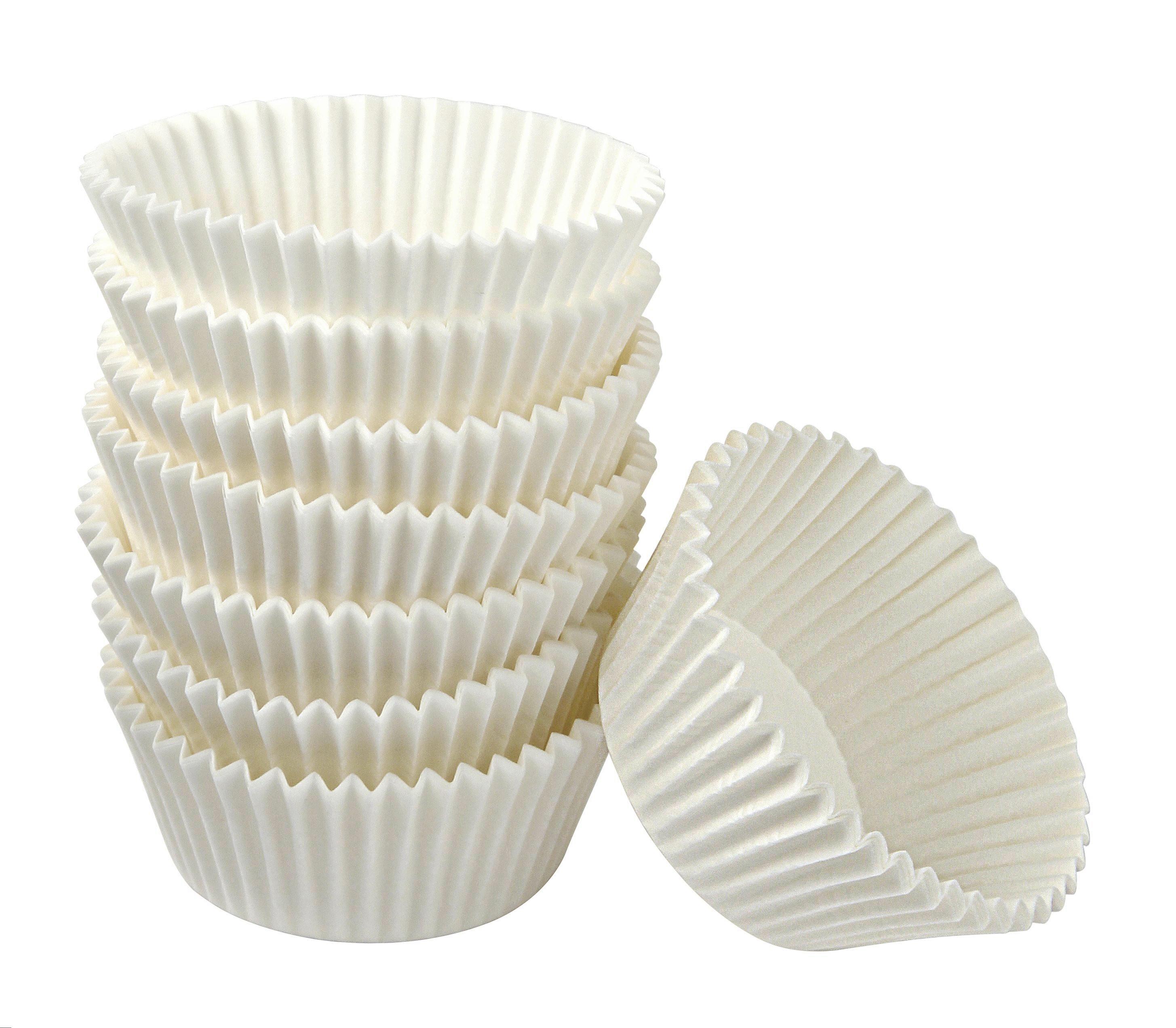 Muffinform Bakery in Weiß, 75 Stück - Weiß, KONVENTIONELL, Papier (7,5cm) - Zenker