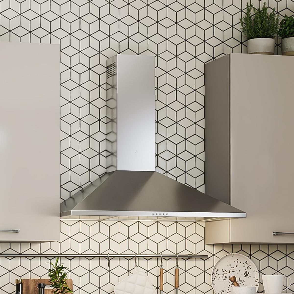 Blok Kuhinja Sa Uređajima Lara - boja aluminijuma/kapućino, Moderno, pločasti materijal (270/240/60cm) - Modern Living