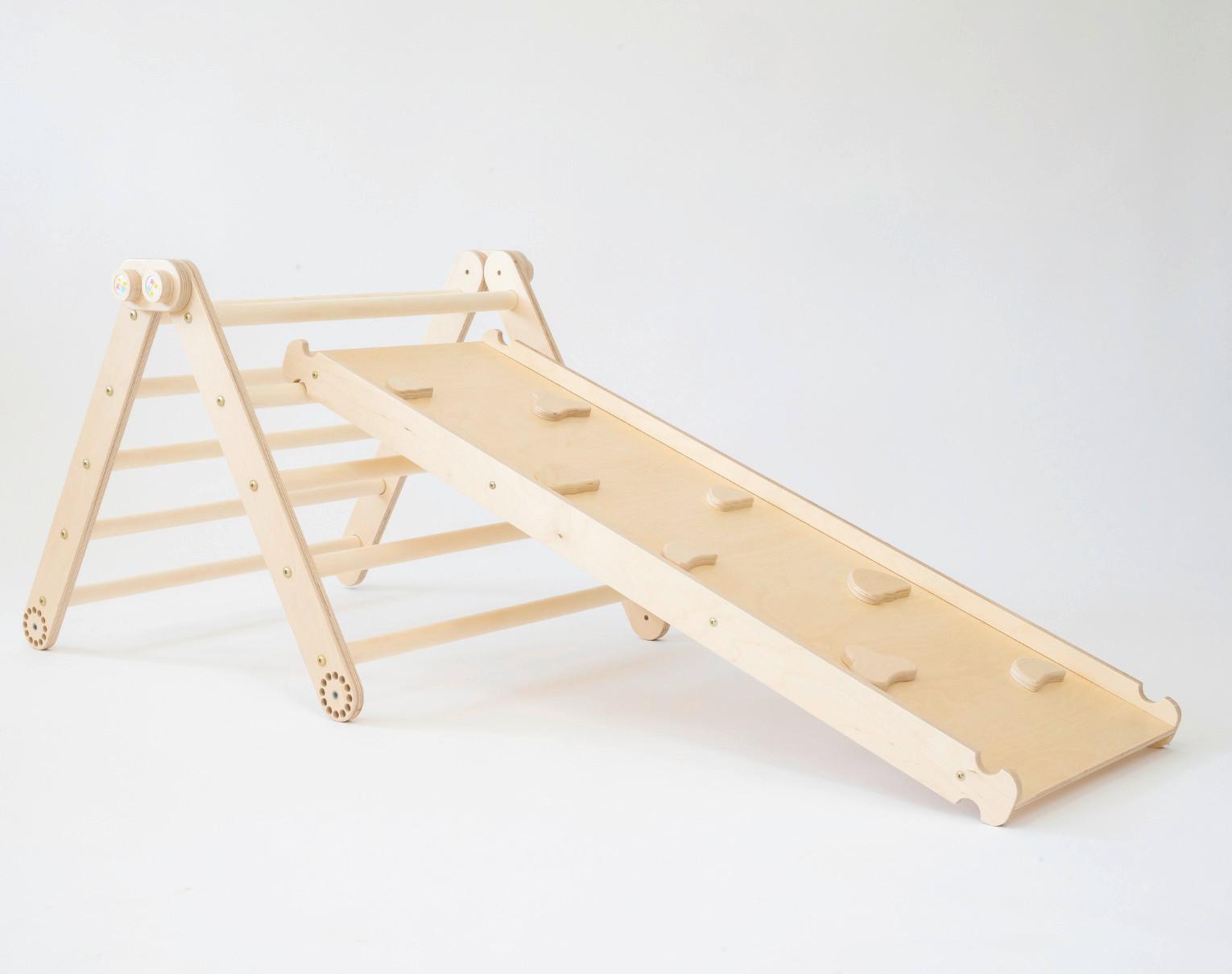 Igralo Za Plezanje Cliff Combo, Pravi Les - barve breze, Basics, les (110/36/6cm)