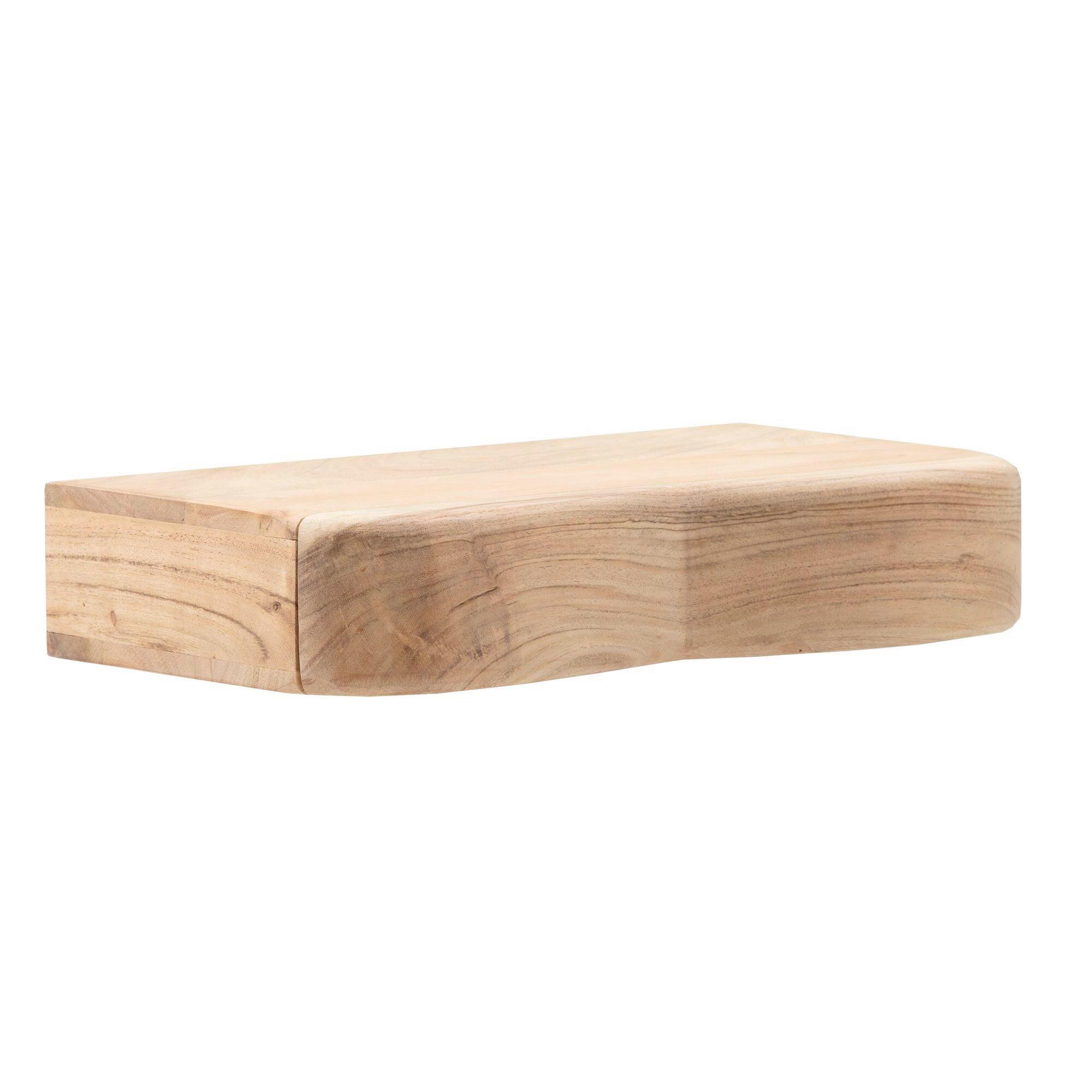 Wandboard Wl7.385 - Akaziefarben, Design, Holz (40/8/20cm) - Livetastic