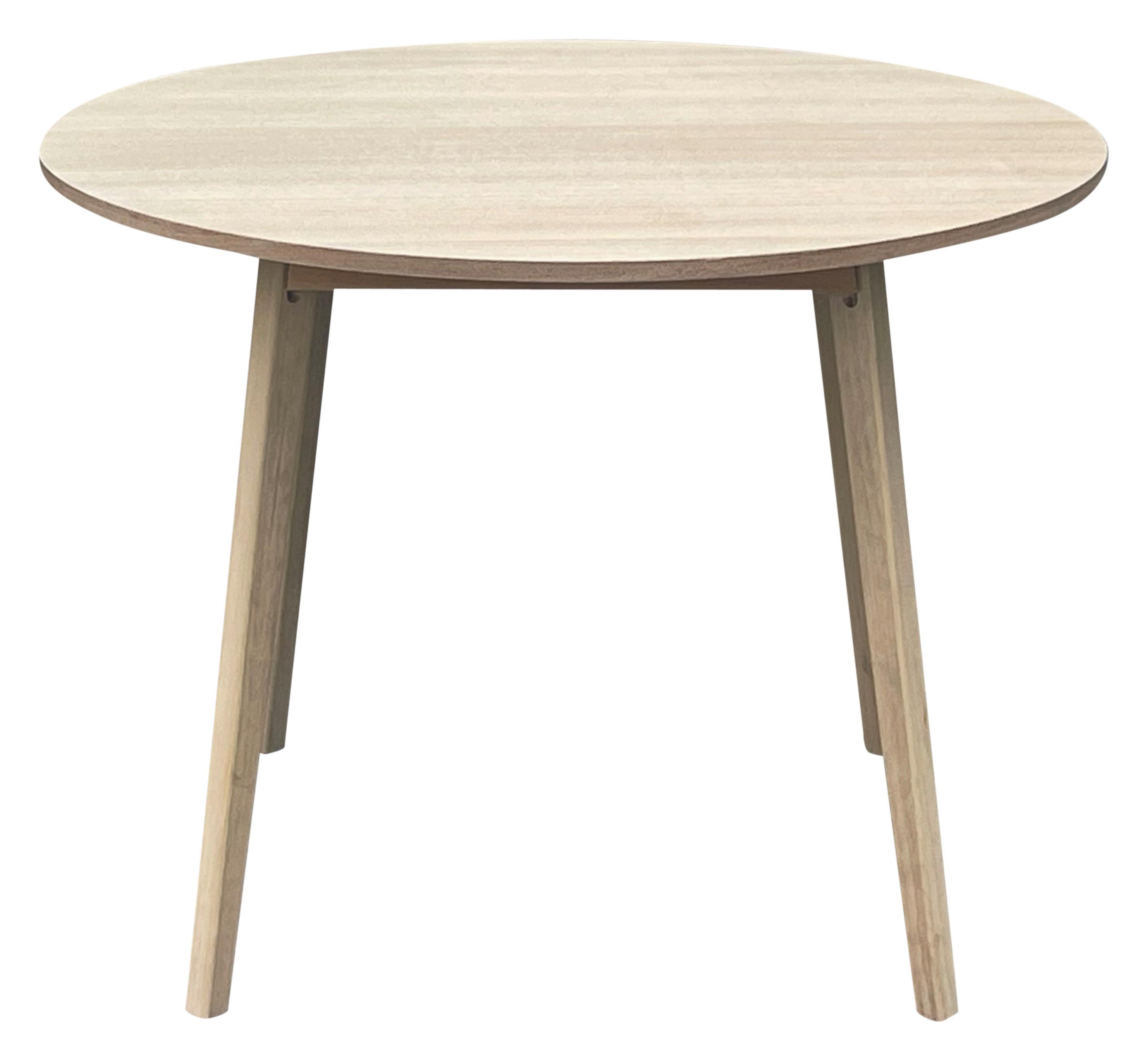 MATBORD BJÖRN - naturfärgad, Modern, trämaterial/trä (100/76cm) - Mömax