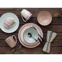Kombinirani Servis Mandala Bunt, 16-Delni - večbarvno, Basics, keramika - Creatable