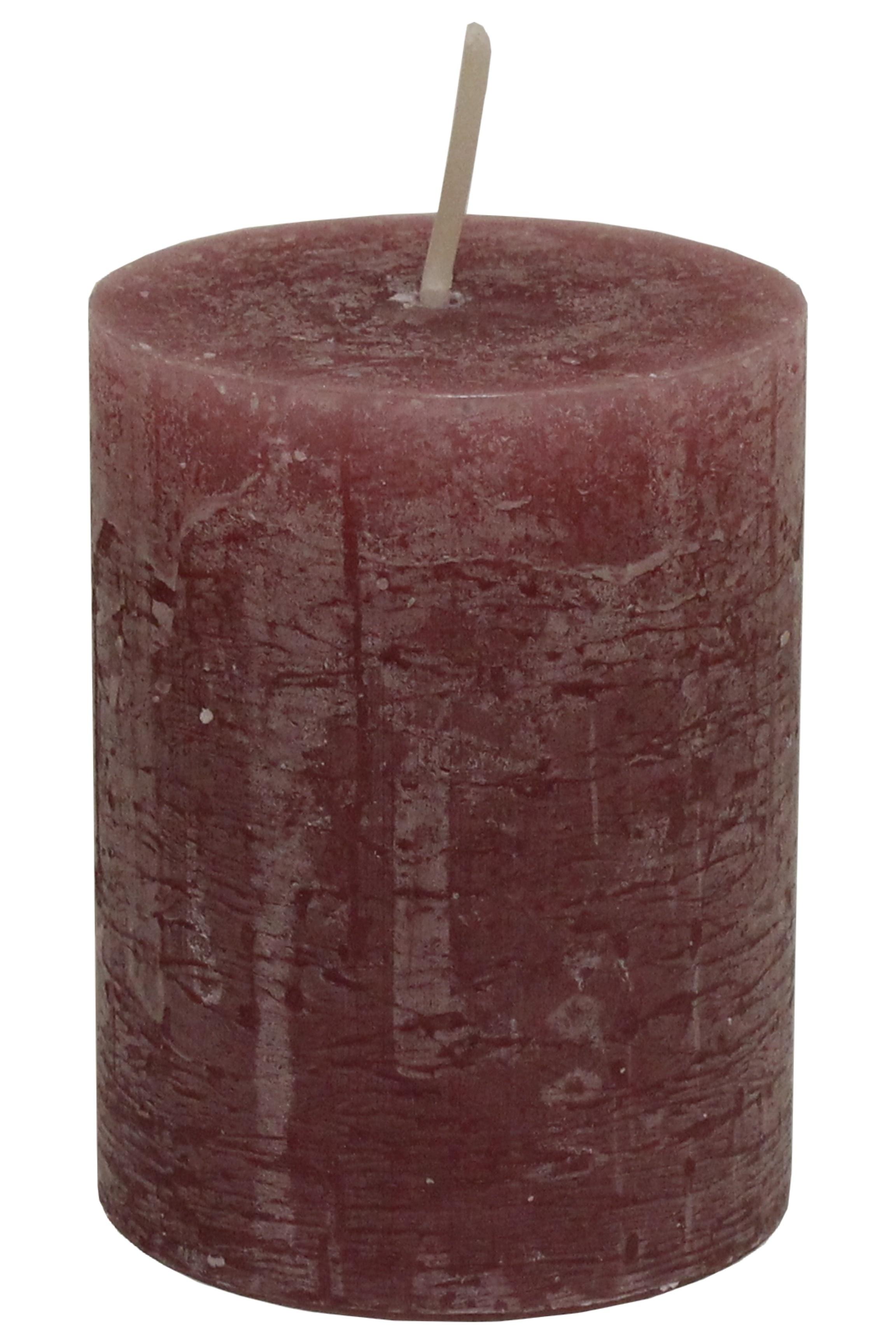 Lumânare coloană Lia - roz, Modern (6,8/9cm) - Premium Living