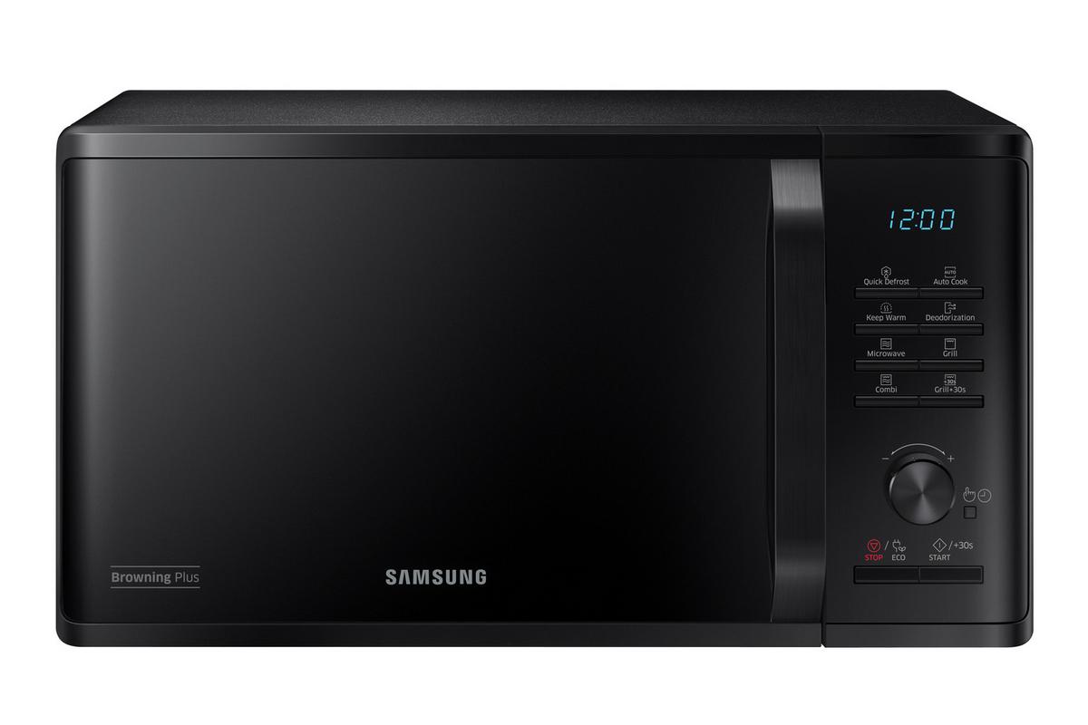 Mikrowelle Mg23k3505ak/sw - Schwarz, Basics, Keramik (48,9/27,5/39,2cm) - Samsung