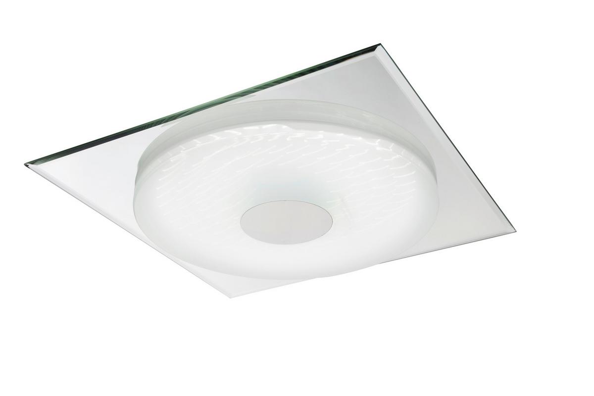 LED-Deckenleuchte Treviso, max. 24 Watt - KONVENTIONELL, Glas/Kunststoff (45/45/5cm)