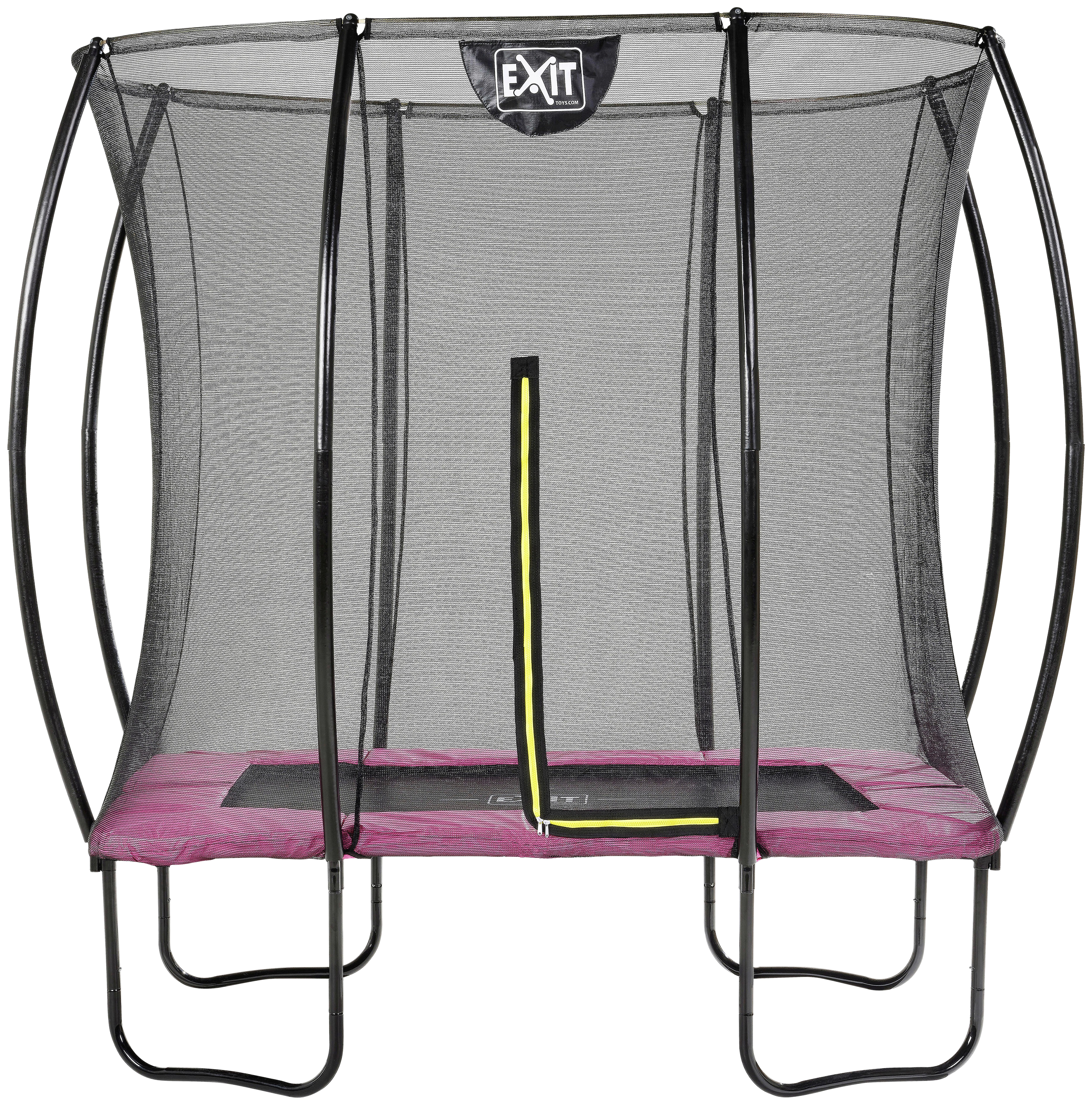 Trampolin Exit Silhouette, 153x214cm - pink, Konvencionalno, kovina (153/245/214cm) - EXIT Toys