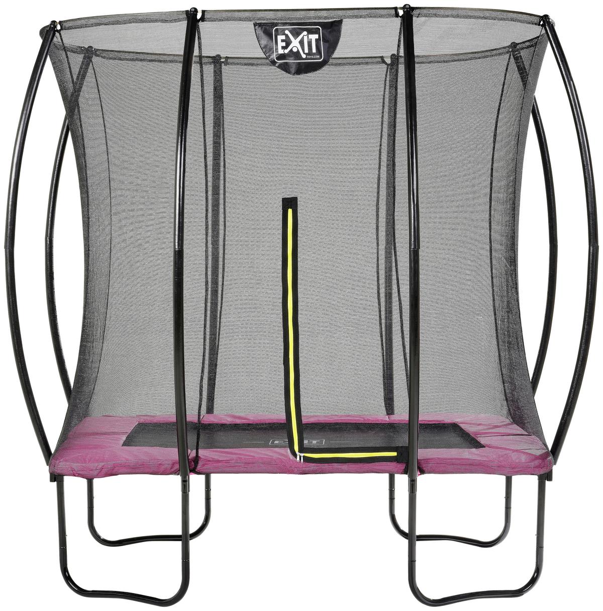Trampolin Exit Silhouette, 153x214cm - pink, Konvencionalno, kovina (153/245/214cm) - EXIT Toys