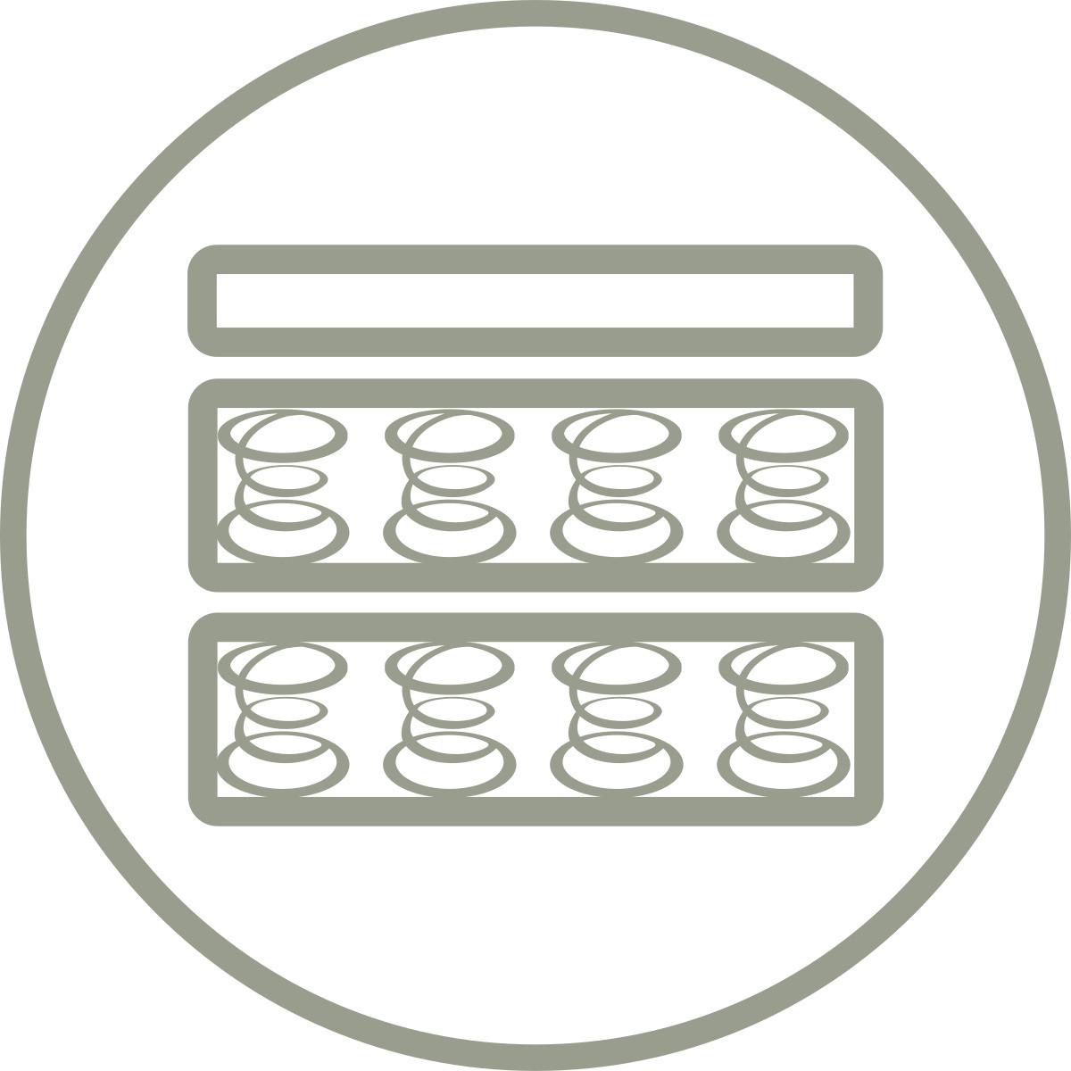 Postelja Boxspring Nola - rjavosiva/črna, Konvencionalno, tekstil/les (180/200cm)