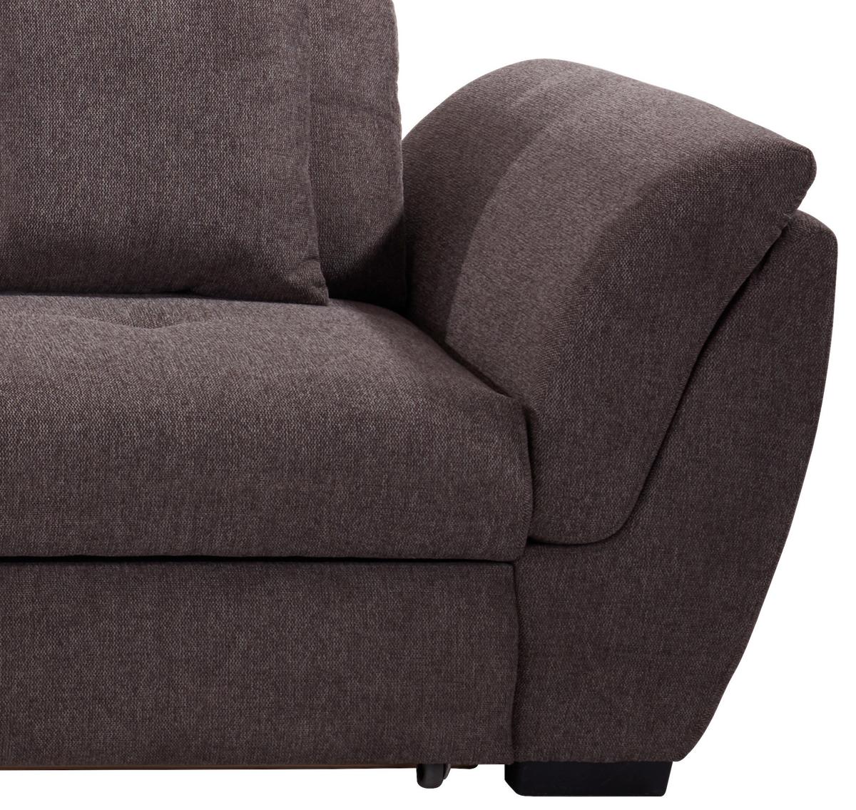 Sedežna Garnitura Berisso, Z Ležiščem In Predalom - rjava, Design (187/278cm) - Mömax