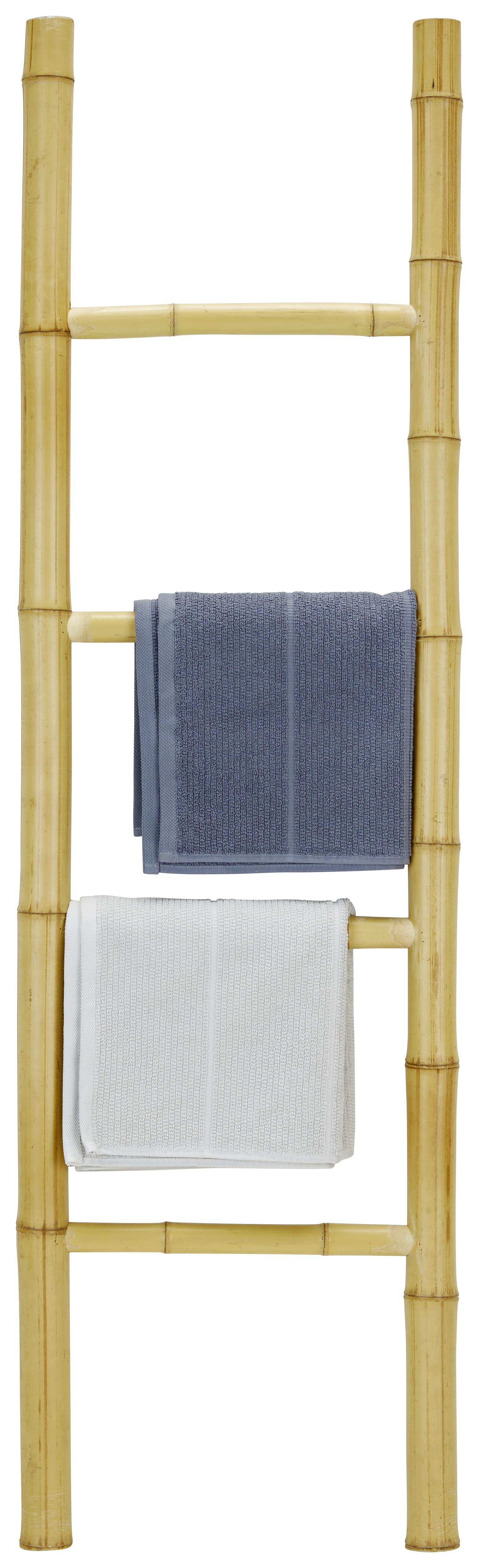 Handtuchhalter aus Bambus - Naturfarben, Holz (40/140/5cm) - Modern Living