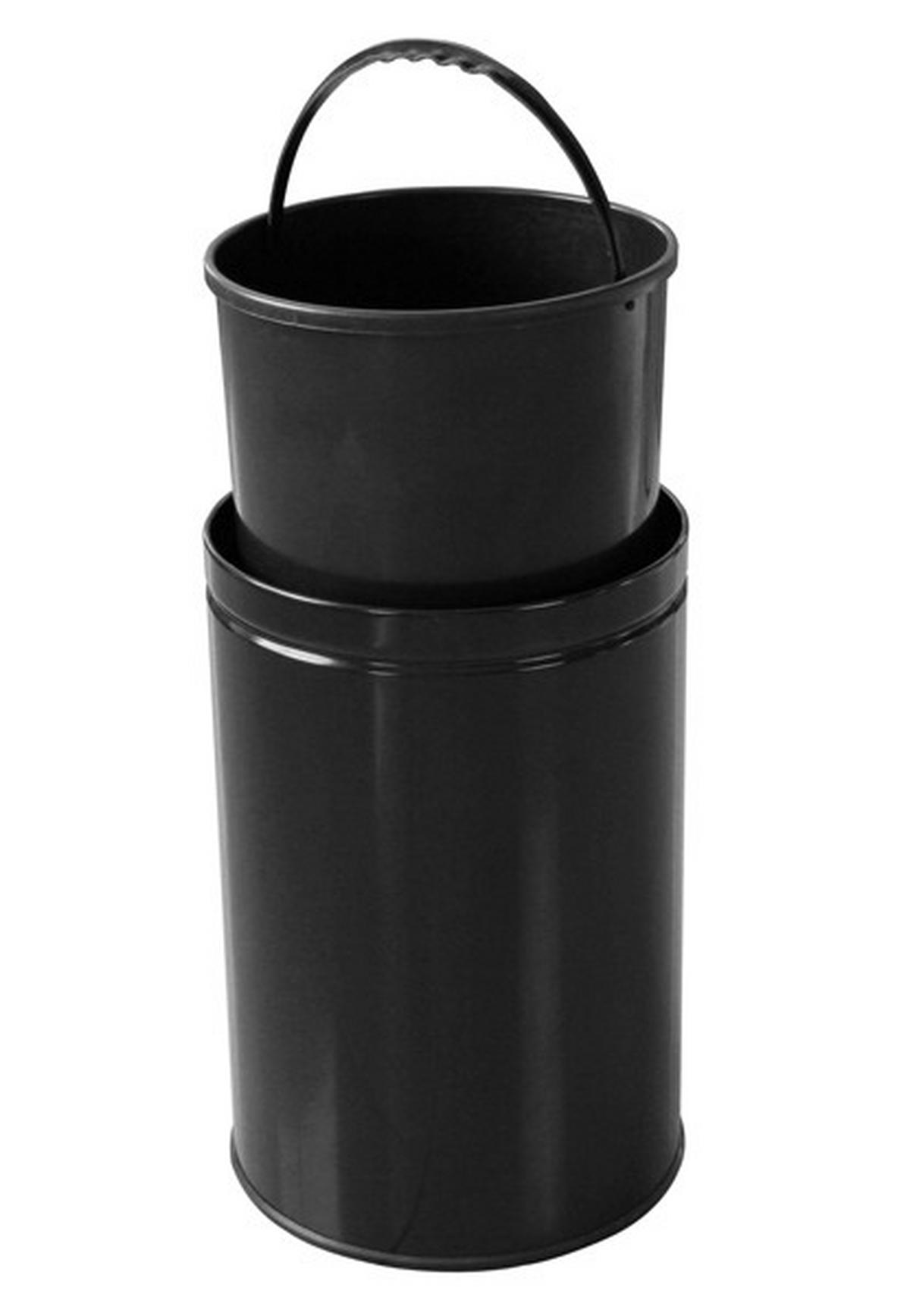 Koš Za Smeti Sensor, Črna, 30 L - črna, Trend, kovina/umetna masa (31/31/61,5cm) - Echtwerk