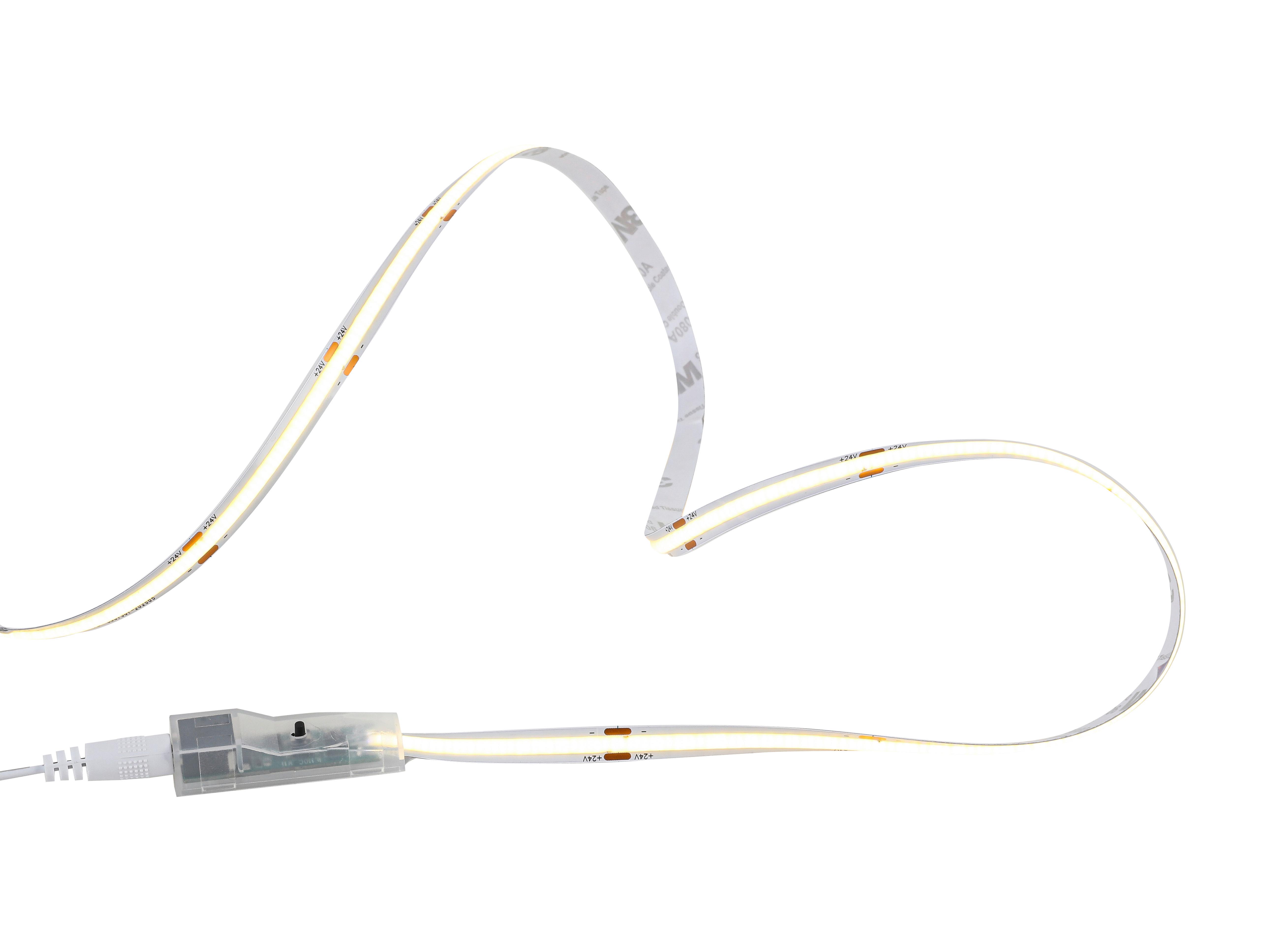 LED-LIST HOCH - vit, Modern, plast (500cm) - Mömax