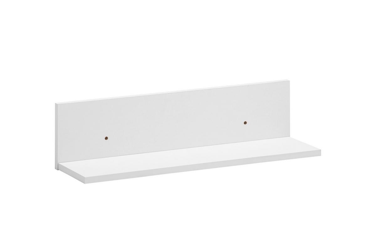 Wandboard Torge Weiß matt, 2er Set - Weiß, MODERN, Holzwerkstoff (60/15,7/17,3cm) - Livetastic