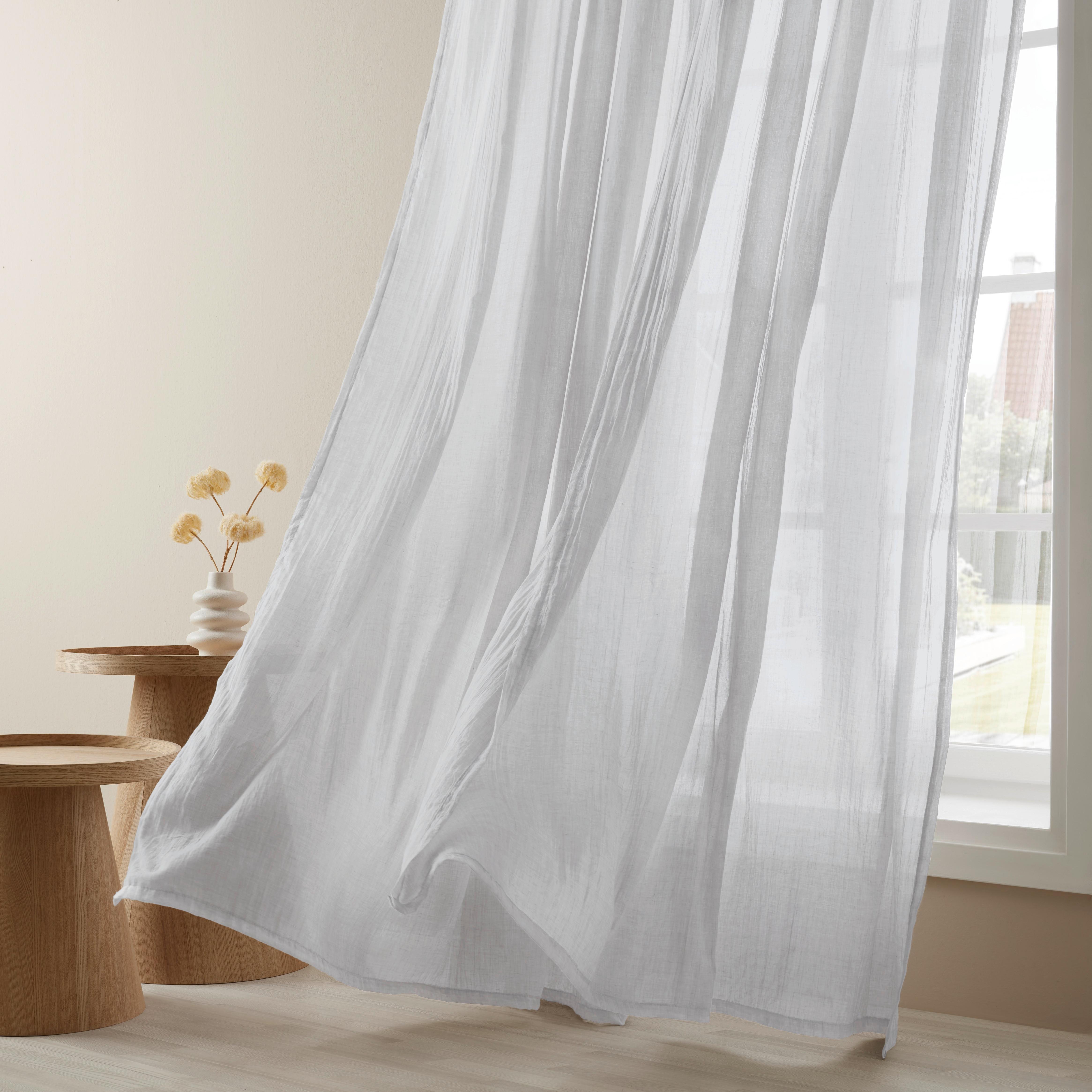 GARDINLÄNGD RAMONA - vit, Modern, textil (135/245cm) - Modern Living