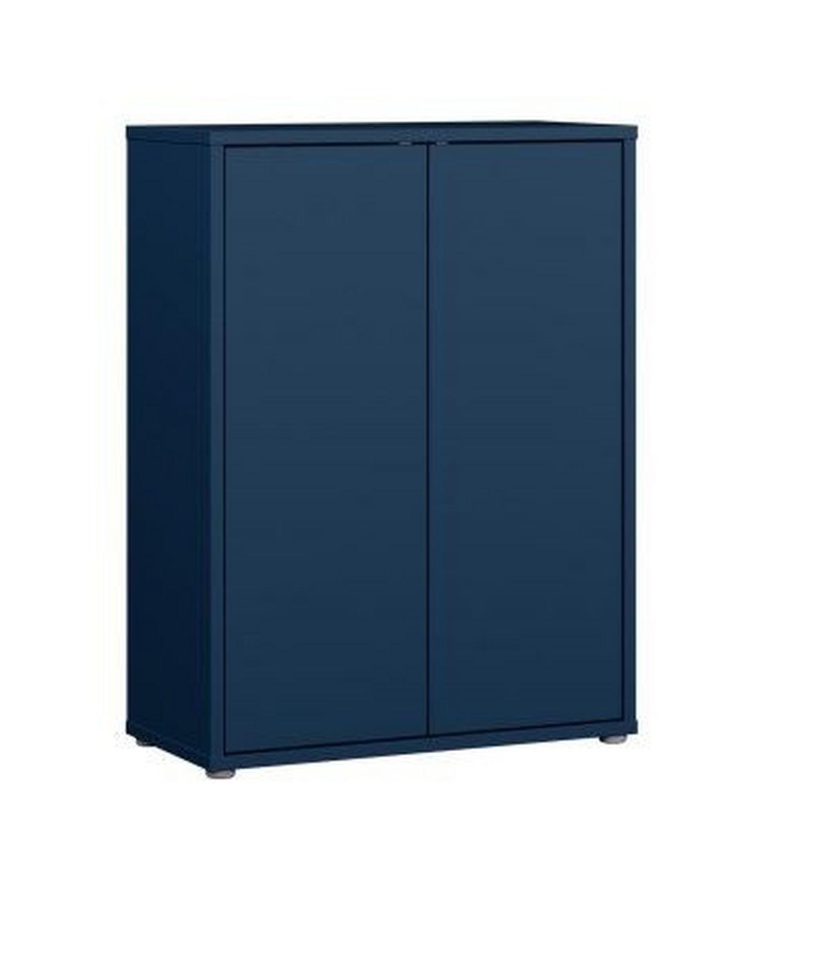 Ormar Za Cipele Alice Springs - tamno plava/siva, Moderno, drvni materijal/plastika (74,5/99,1/34,9cm) - Modern Living