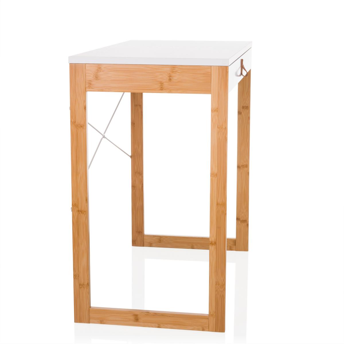 Pisalna Miza Tarolo, Bela - bela, Moderno, leseni material/les (80/75/42cm) - MID.YOU