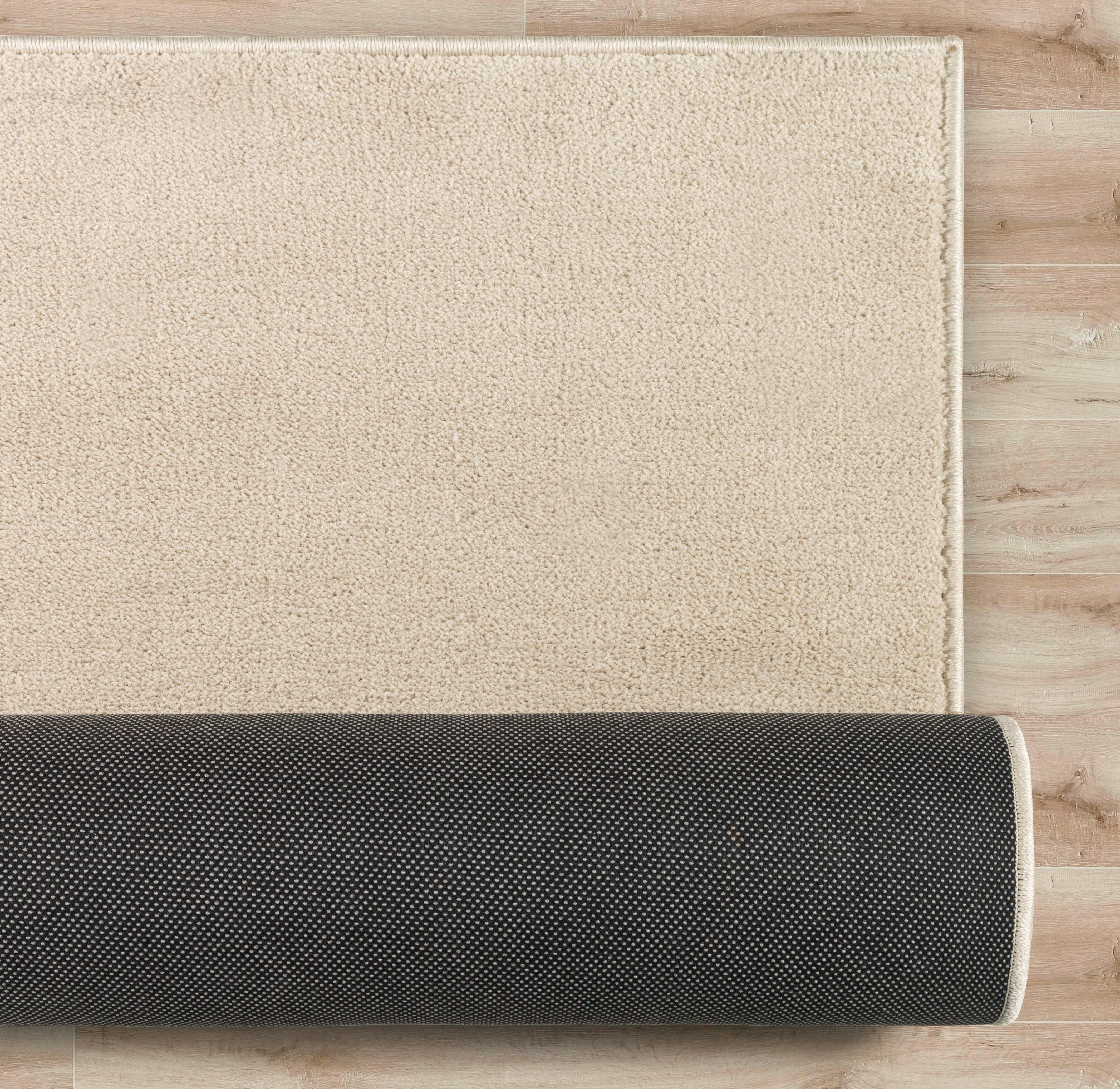 VÄVD MATTA SUSI - BASED - cremefärgad, Klassisk, textil (100/150cm) - Based