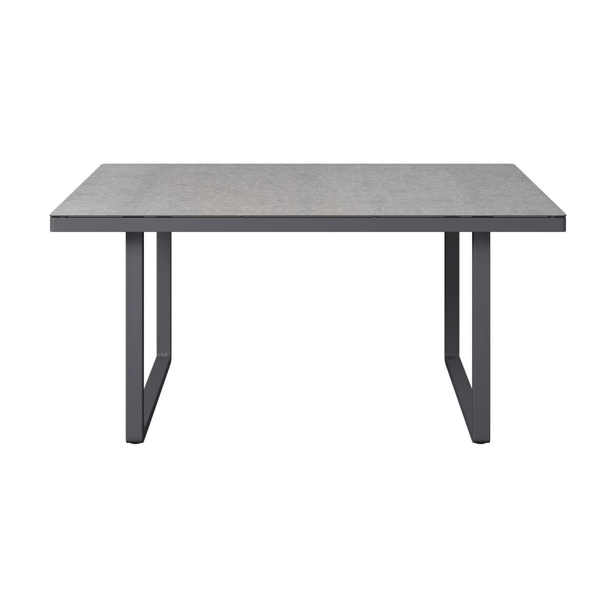 Loungegarnitur Casa Blanca Anthrazit/Naturfarben/Hellgrau - Anthrazit/Hellgrau, MODERN, Glas/Kunststoff