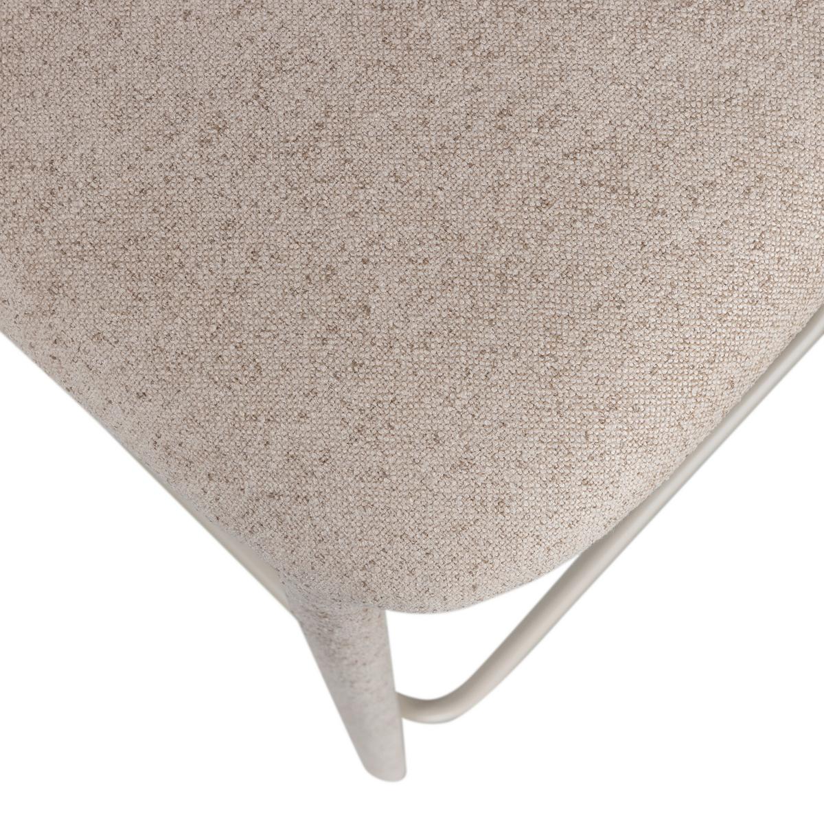 Barhocker Noble Sandfarben B: 48cm - Sandfarben, MODERN, Textil (48/95/52cm) - Livetastic