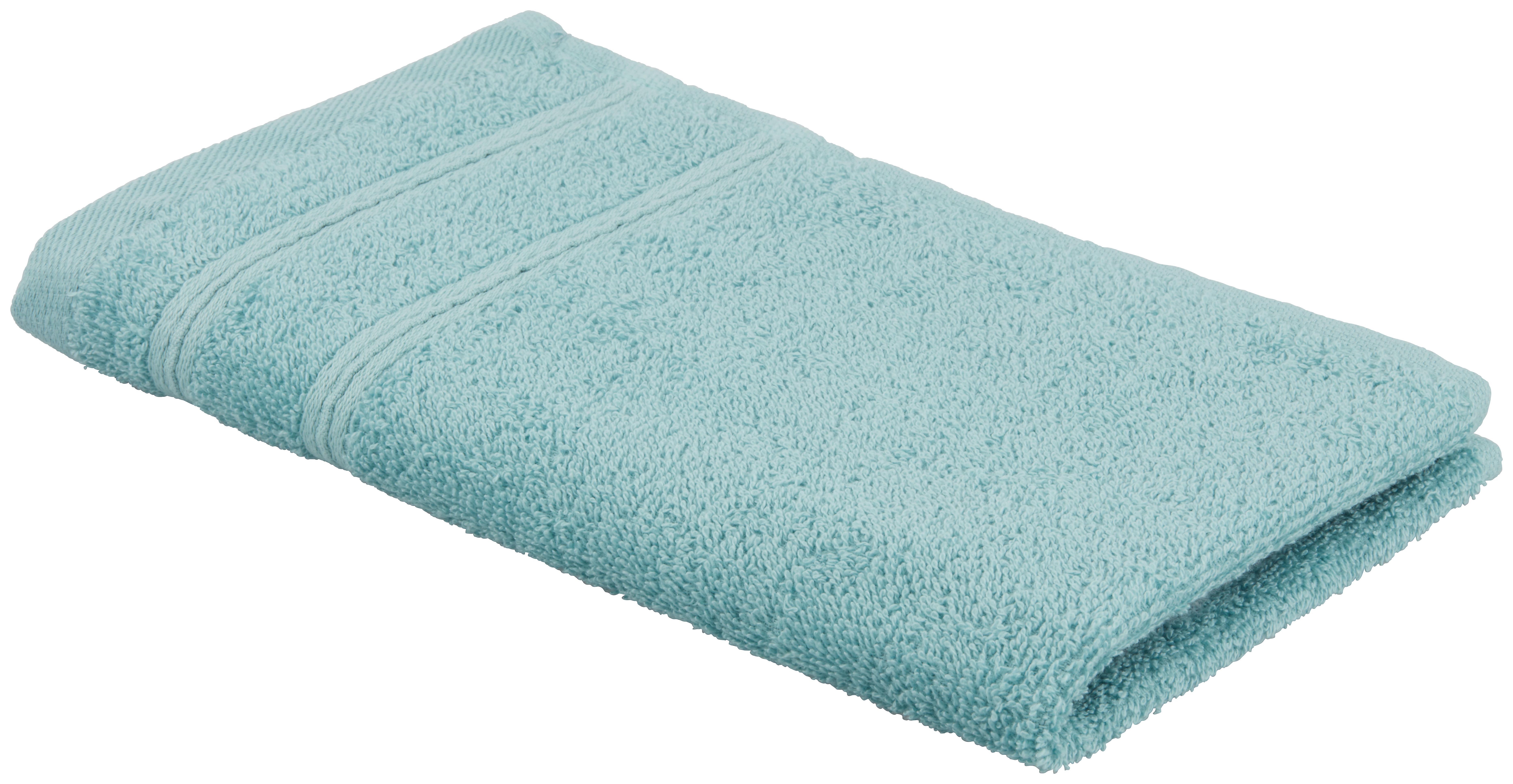 Gästetuch Melanie Aqua - Hellblau, Textil (30/50cm) - Modern Living