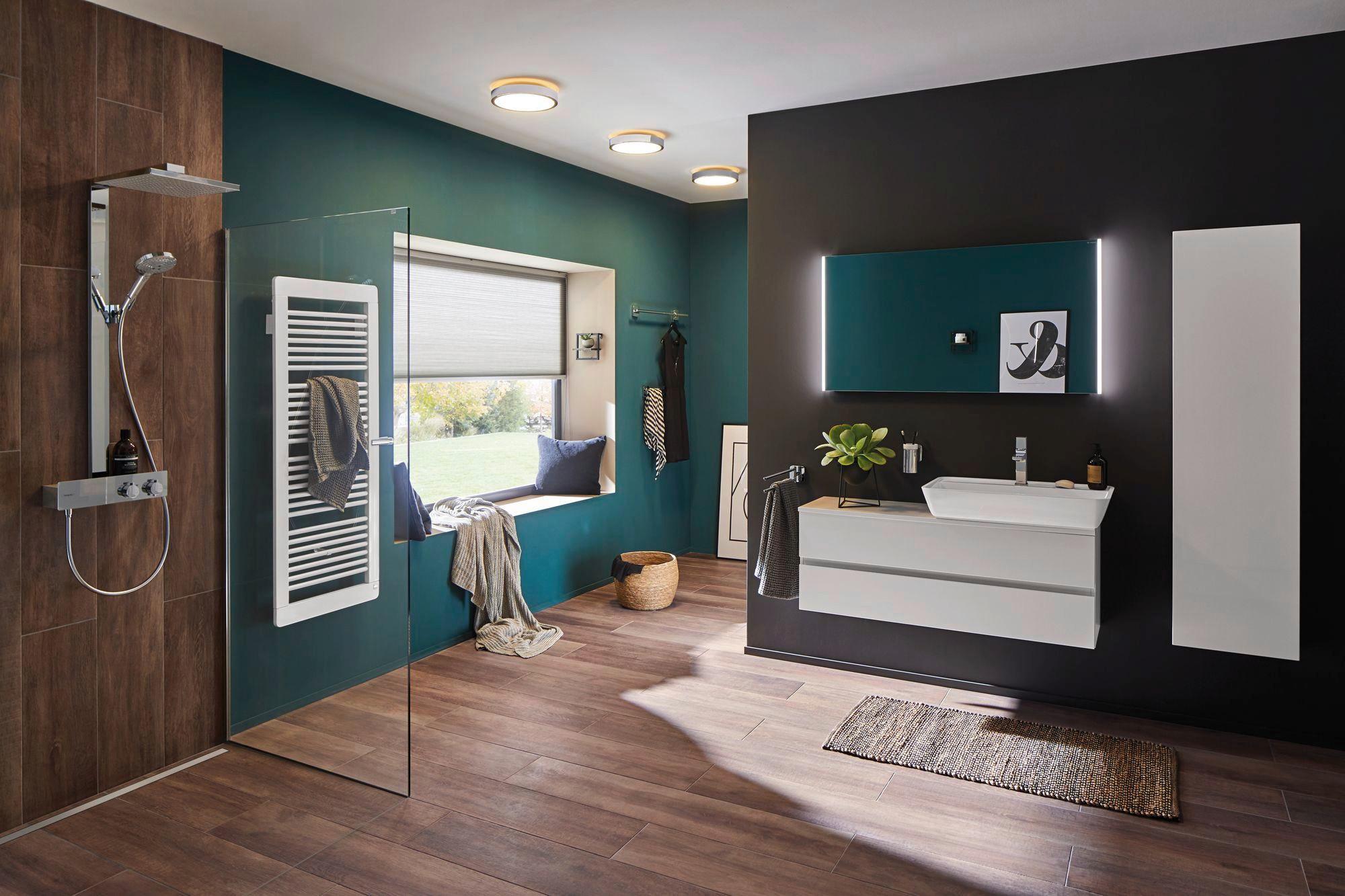 Badezimmer-Deckenleuchte Aviar in Chromfarben max. 20 Watt - Chromfarben, Design, Kunststoff (30/6,2cm) - Paulmann