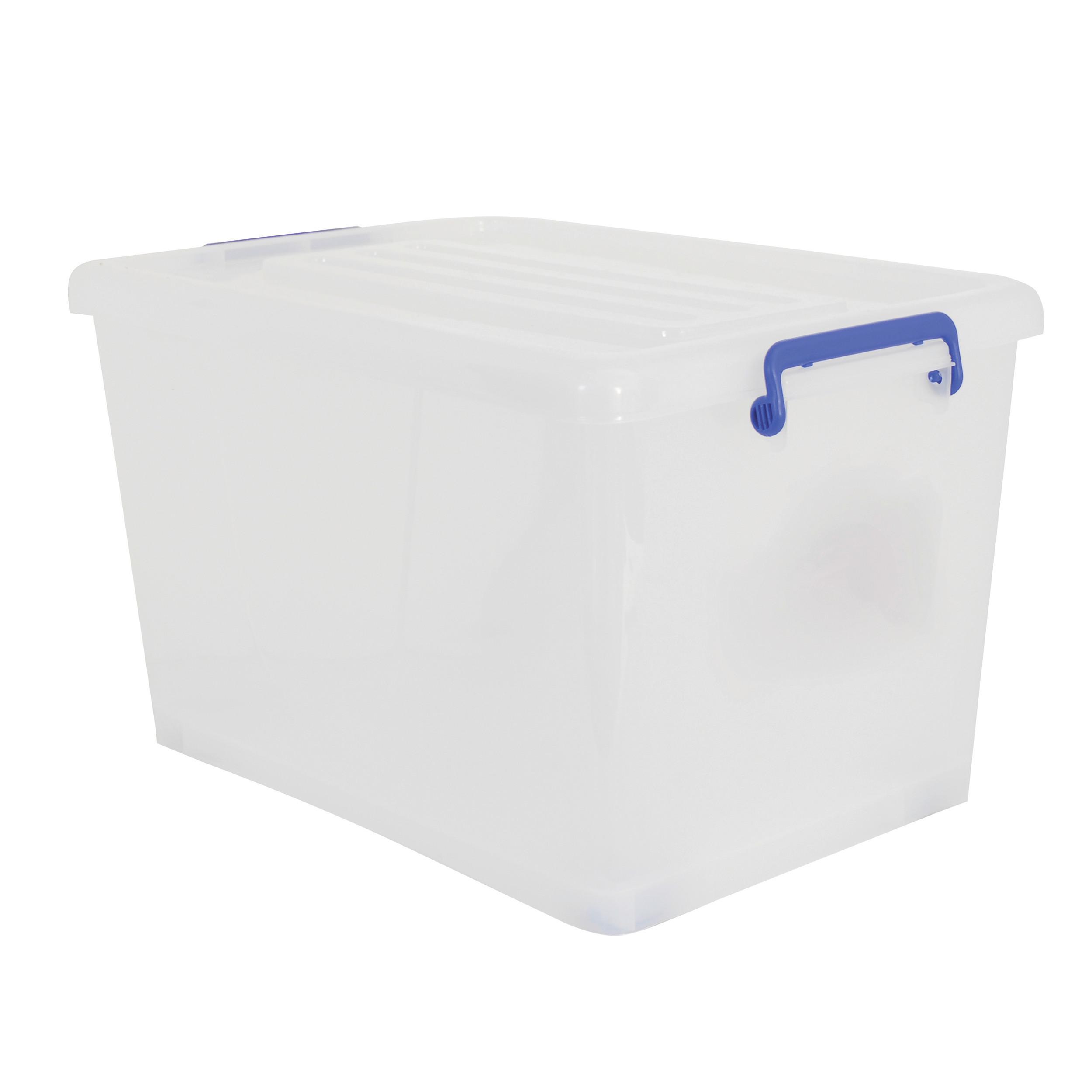 Aufbewahrungsbox 100149 - Transparent, Basics, Kunststoff (55.5/31/39.5cm) - Spirella