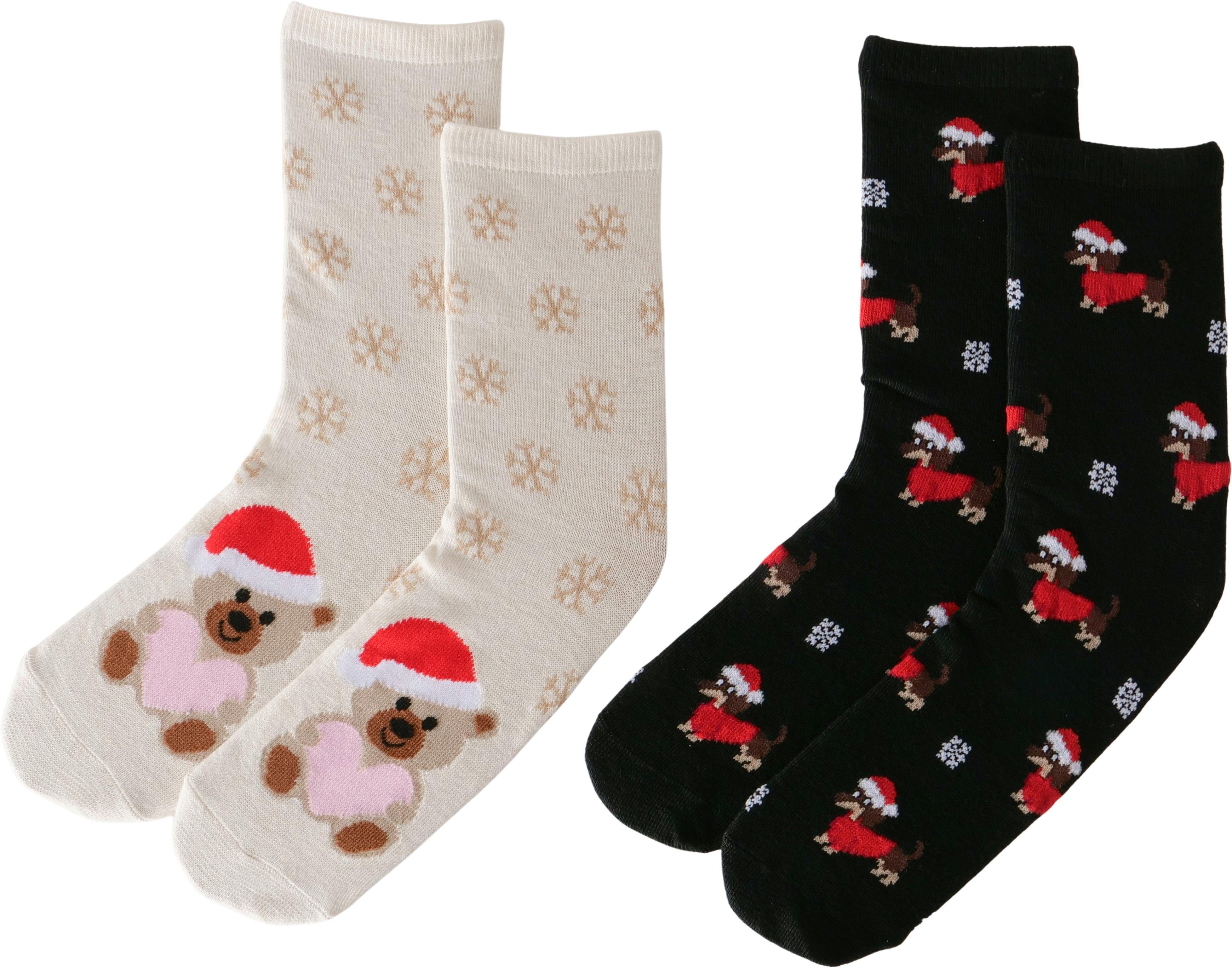 Socken Liam I Multicolor 2 Stück - Multicolor, KONVENTIONELL, Textil (13/8/4cm) - Mömax