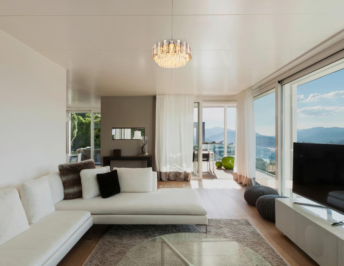 DECKENLEUCHTE 63109D - Klar/Chromfarben, Konventionell, Glas/Kunststoff (39/25,5cm) - Globo