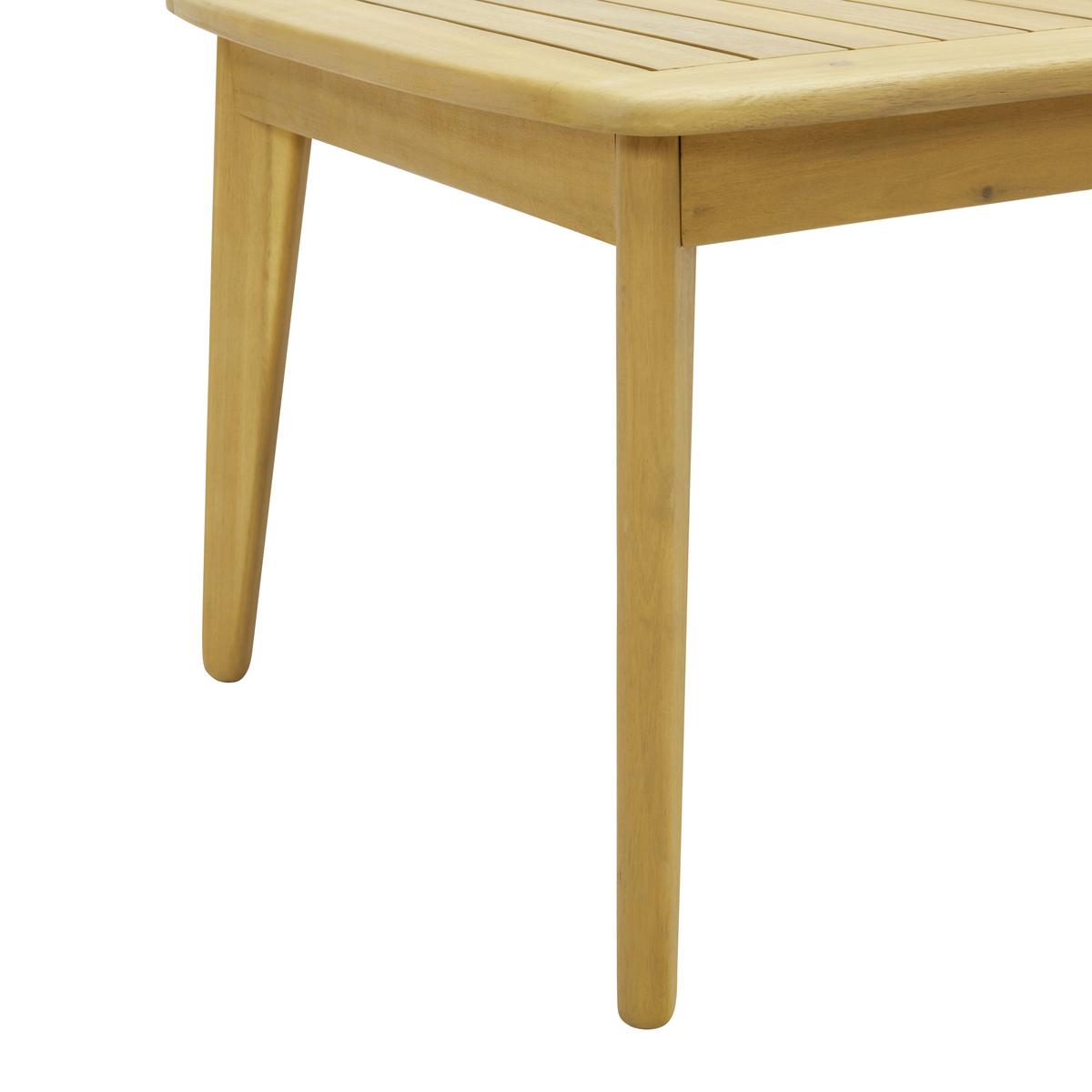Garnitură grădină Sabi - gri deschis/culoare lemn acacia, Modern, lemn/textil - Zandiara