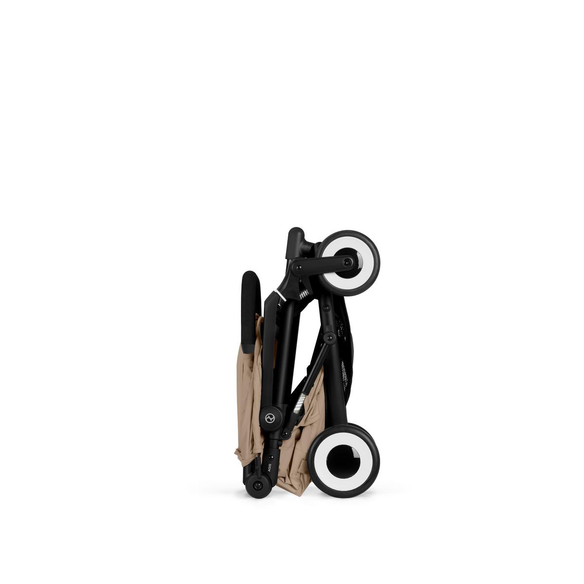 WÓZEK SPACEROWY AGIS BLK - beżowy/czarny, Basics, tworzywo sztuczne/metal (78/45/101cm) - cybex GOLD